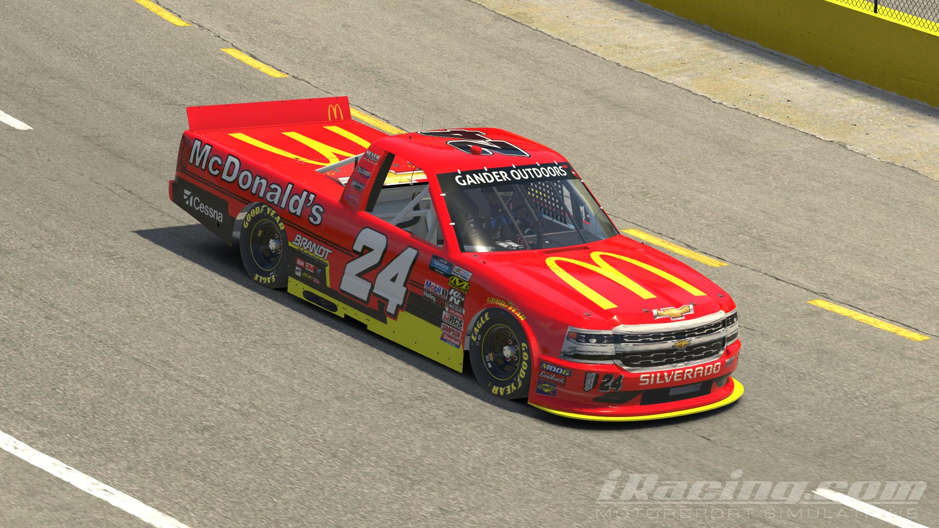 McDonalds Chevrolet Silverado w/ Numbers by Matthew Meyer3 Trading Paints