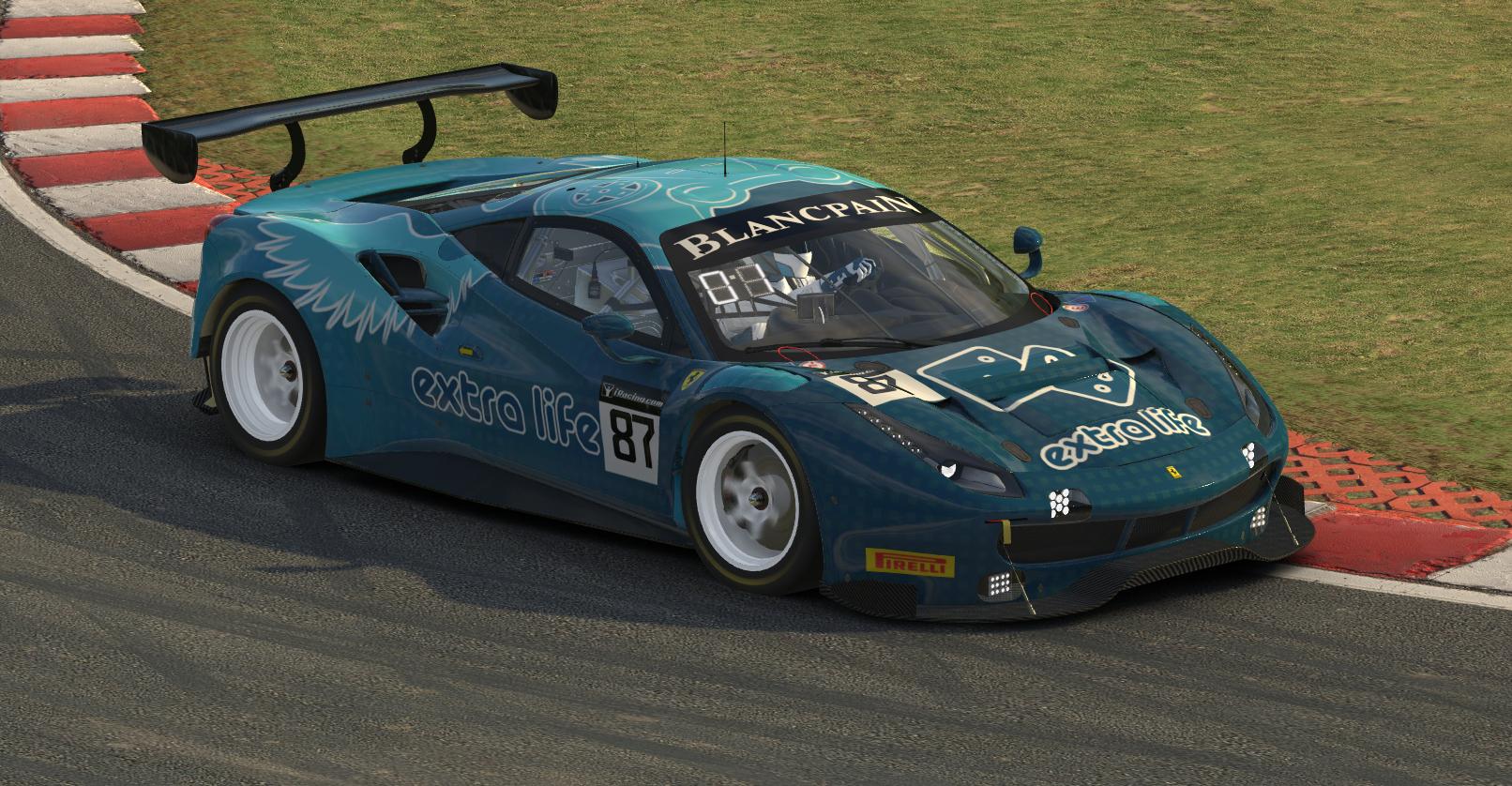 Extra Life Blancpain 488 GT3 by Camron M. - Trading Paints