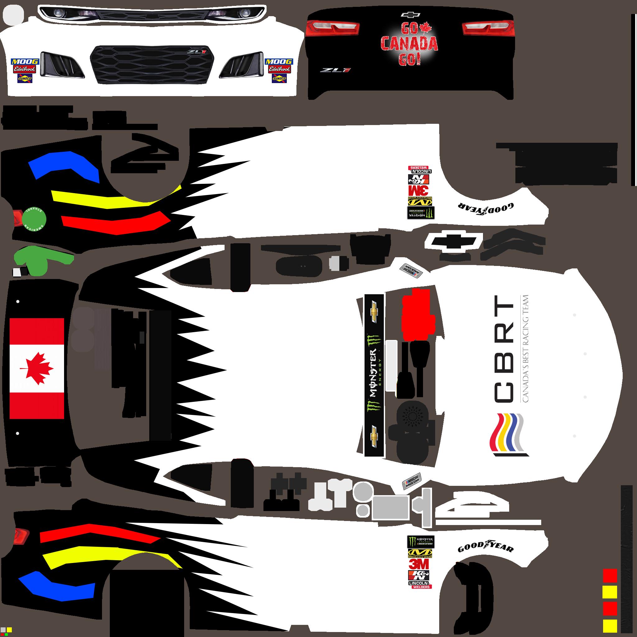 Canadians Best Race Team Concept Car by Andrew W Combs - Trading Paints