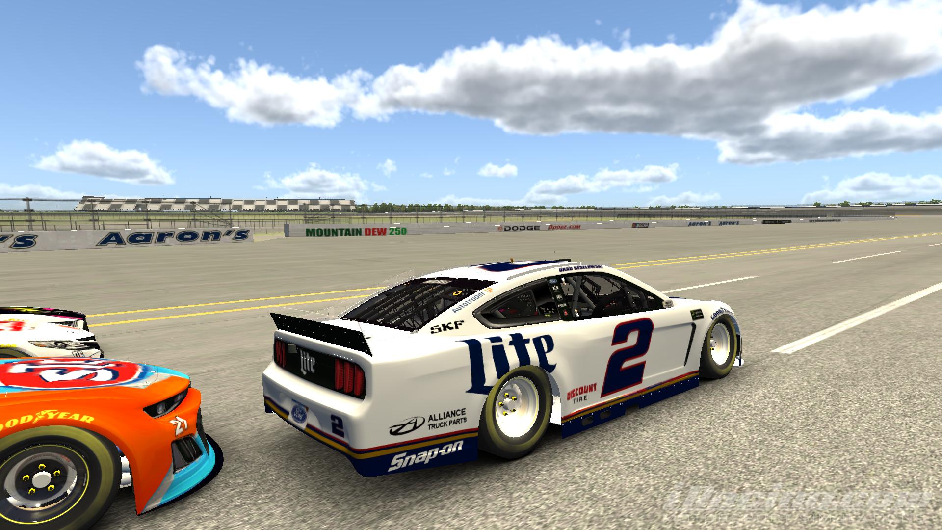 why didnt i get brad keselowski miller lite paint scheme on nascar 15