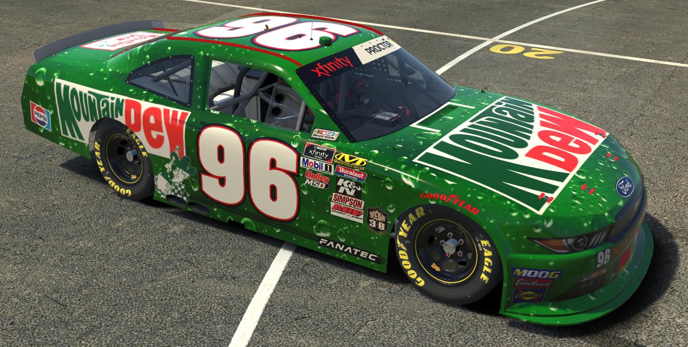 Mountain Dew Mustang Class B 2013 By Henry Proctor III - Trading Paints