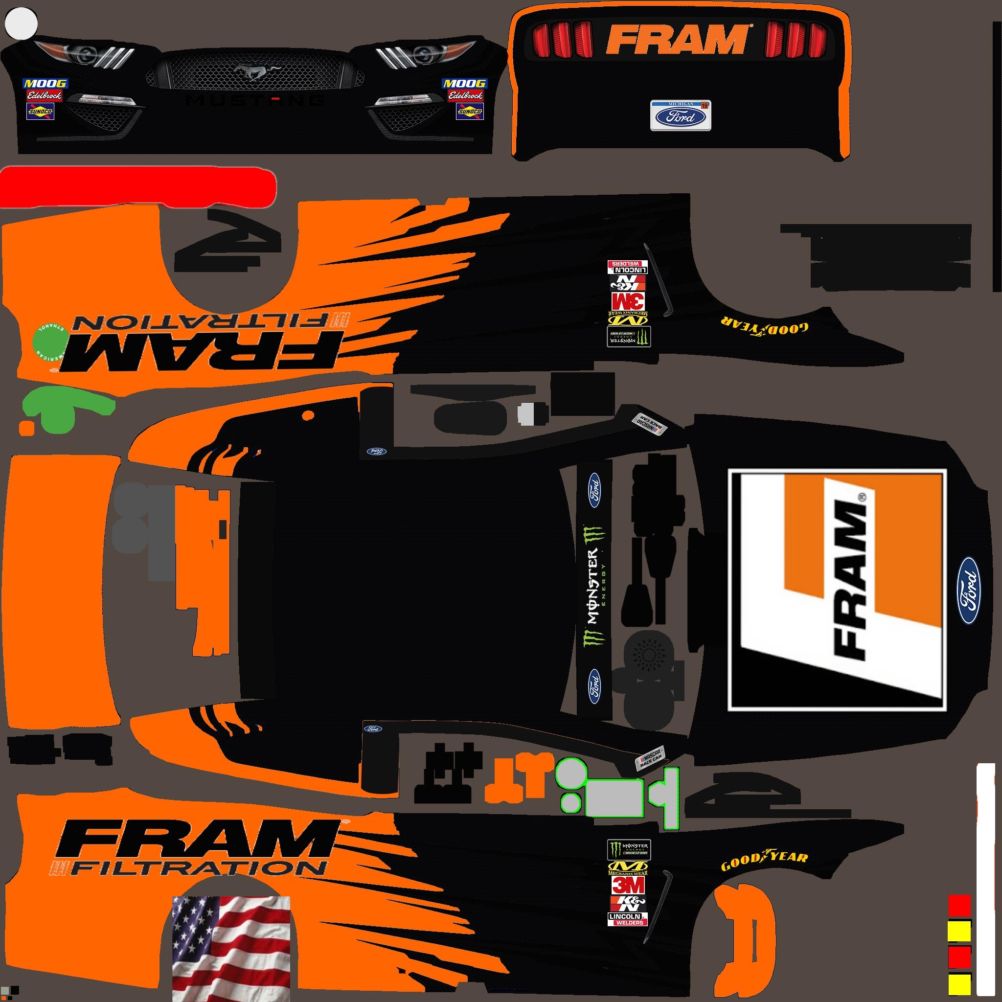 Fram2 Ford Mustang Gen 6 by Greg Sweet2 - Trading Paints