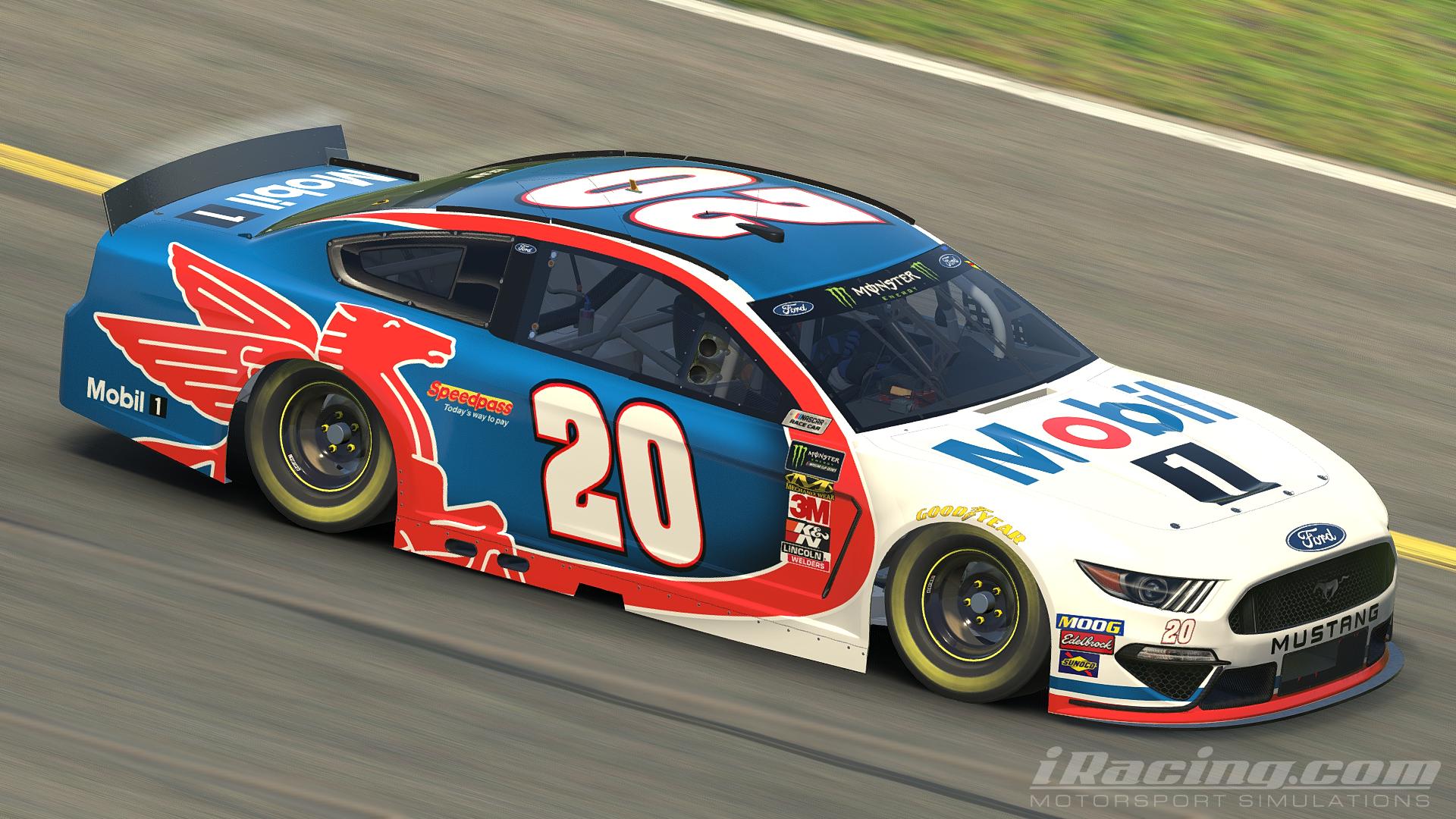 Mobil 1 Pegasus Ford Mustang by Aaron Bean - Trading Paints