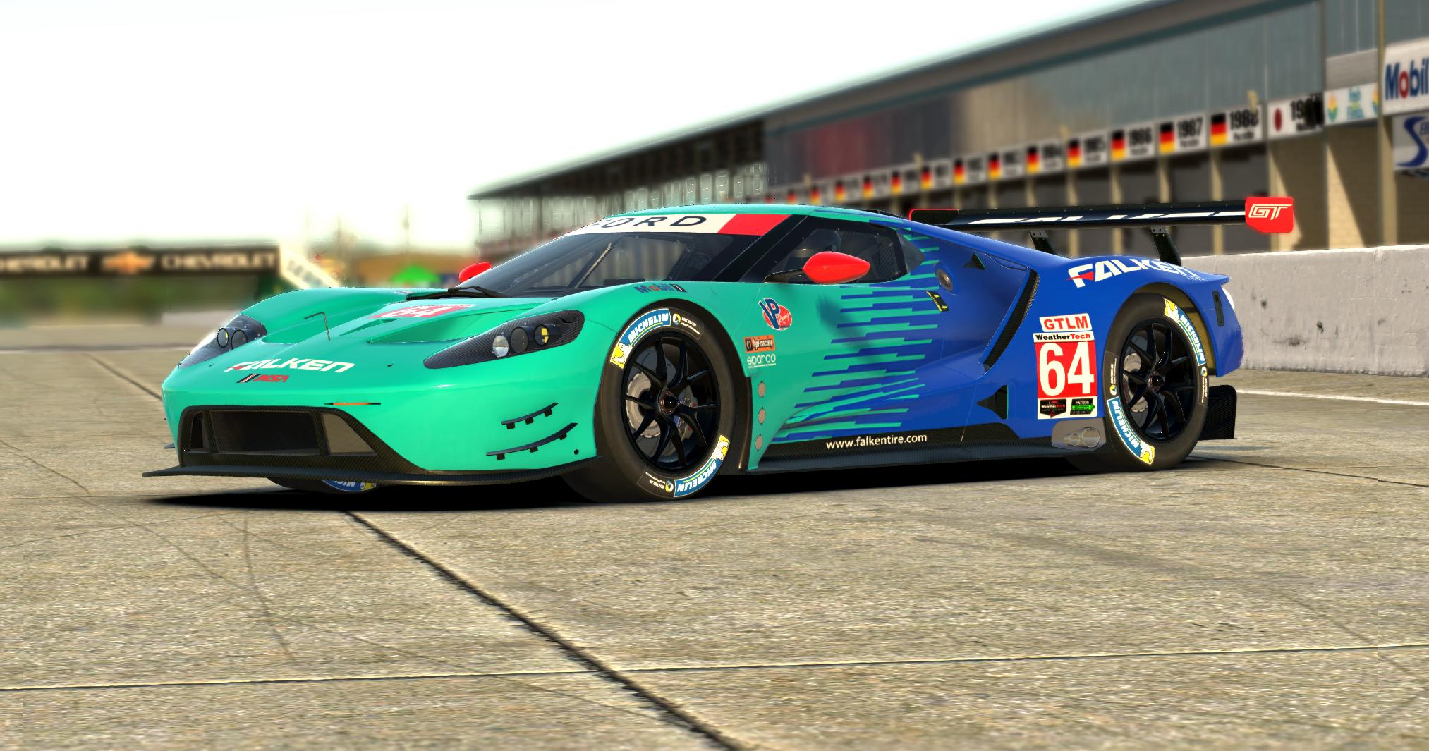 IMSA Falken Ford GT 2017 by Mark E. - Trading Paints