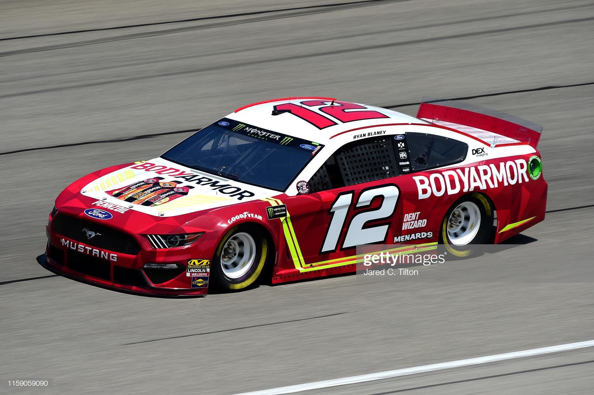 Ryan Blaney #12 Body Armor 2019 Monster Energy NASCAR Cup ...