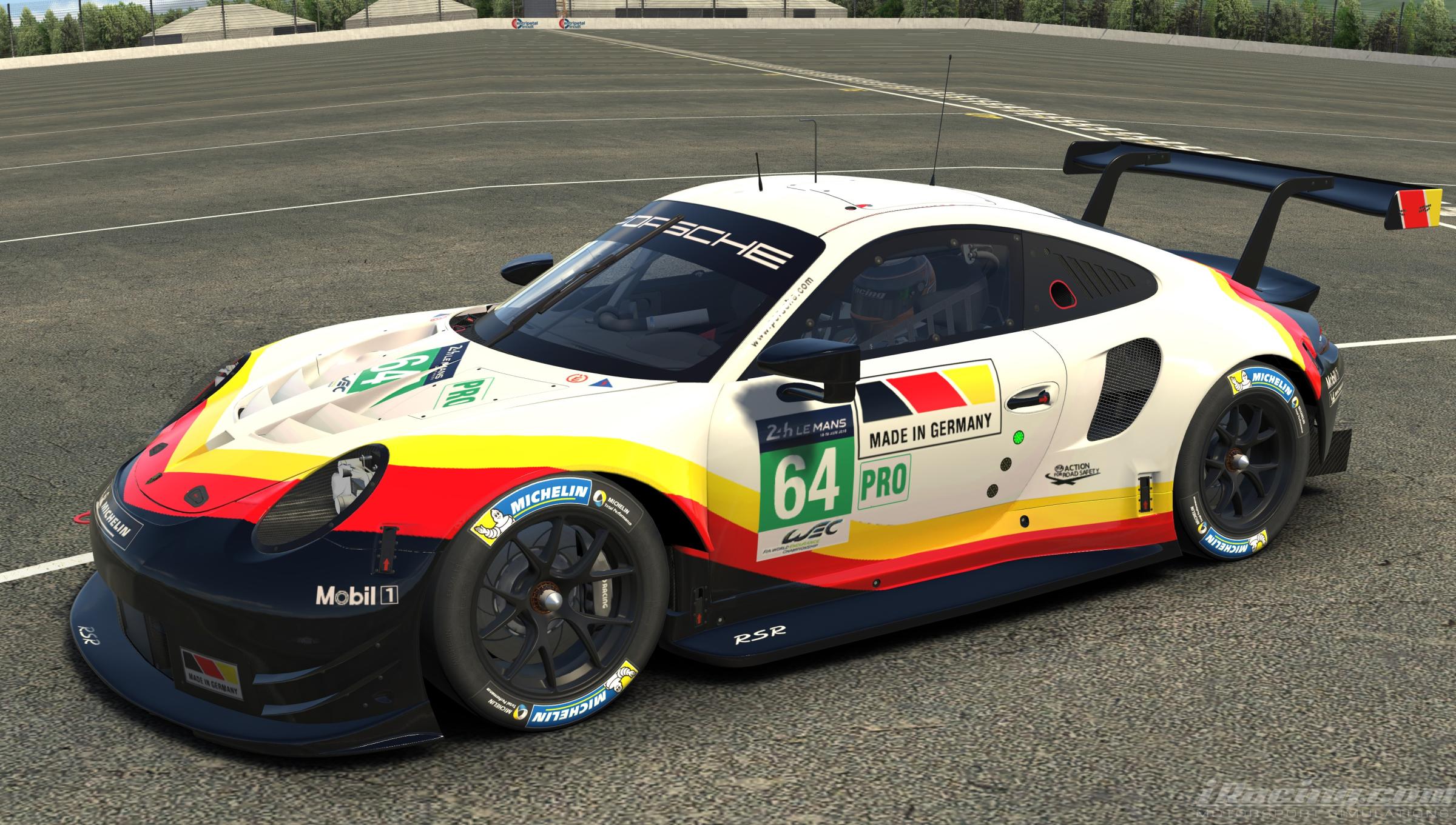 Porsche 911 RSR Made in Germany by Chris Bull - Trading Paints