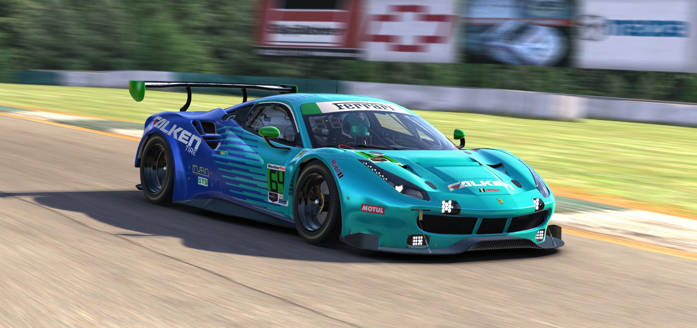 Falken Tire Ferrari 488 GT3 by Mark E. - Trading Paints