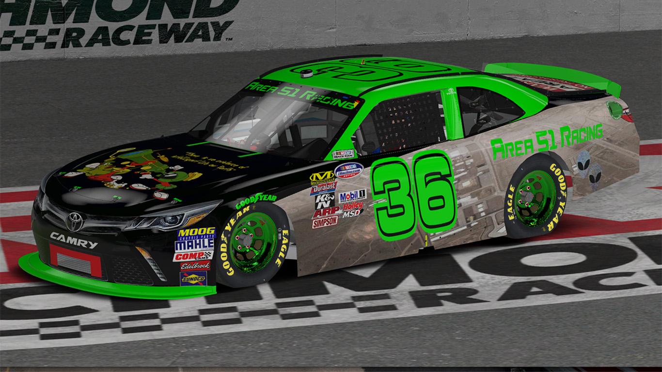 Area 51 Racing Xfinity Camry by Art P. Trading Paints