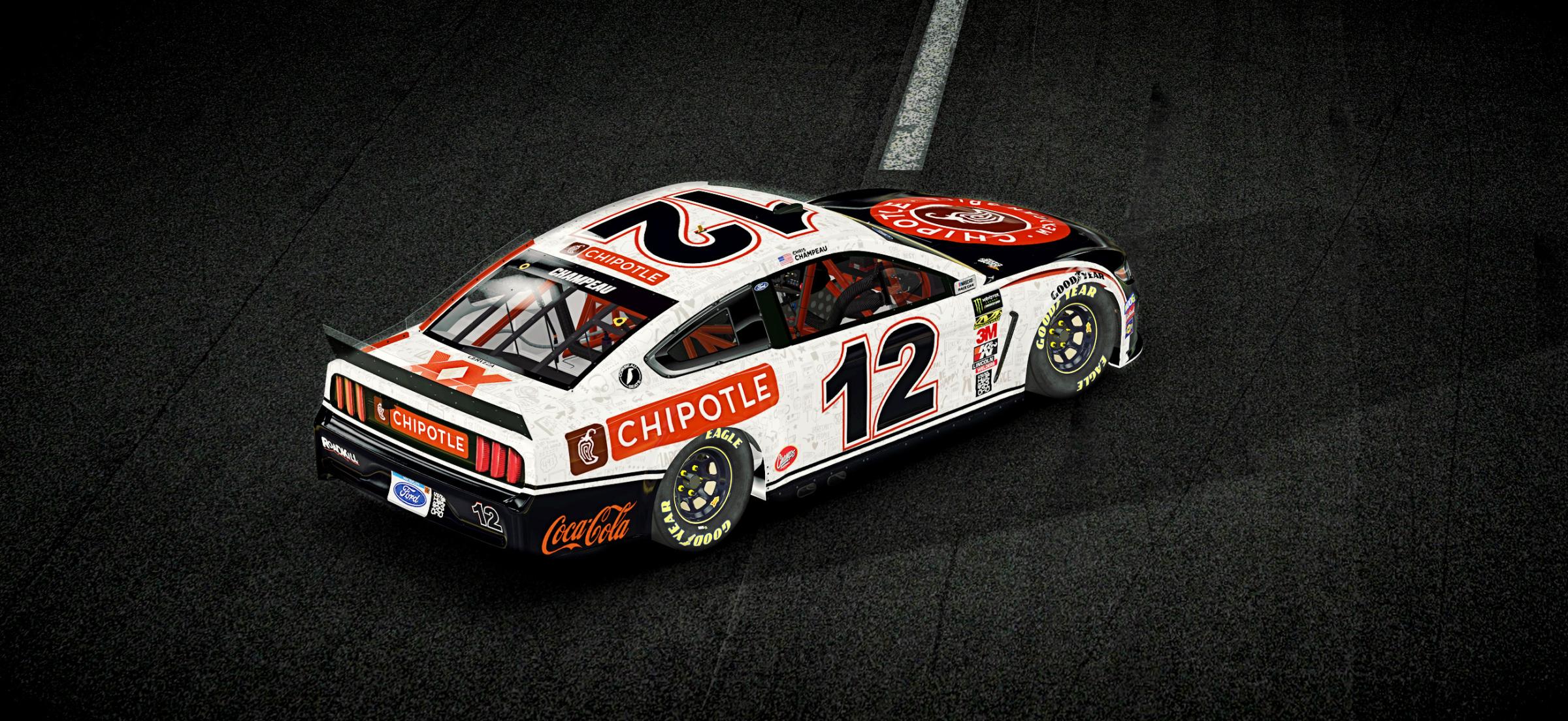 Chipotle Powered Ford Mustang by Chris Champeau Trading Paints