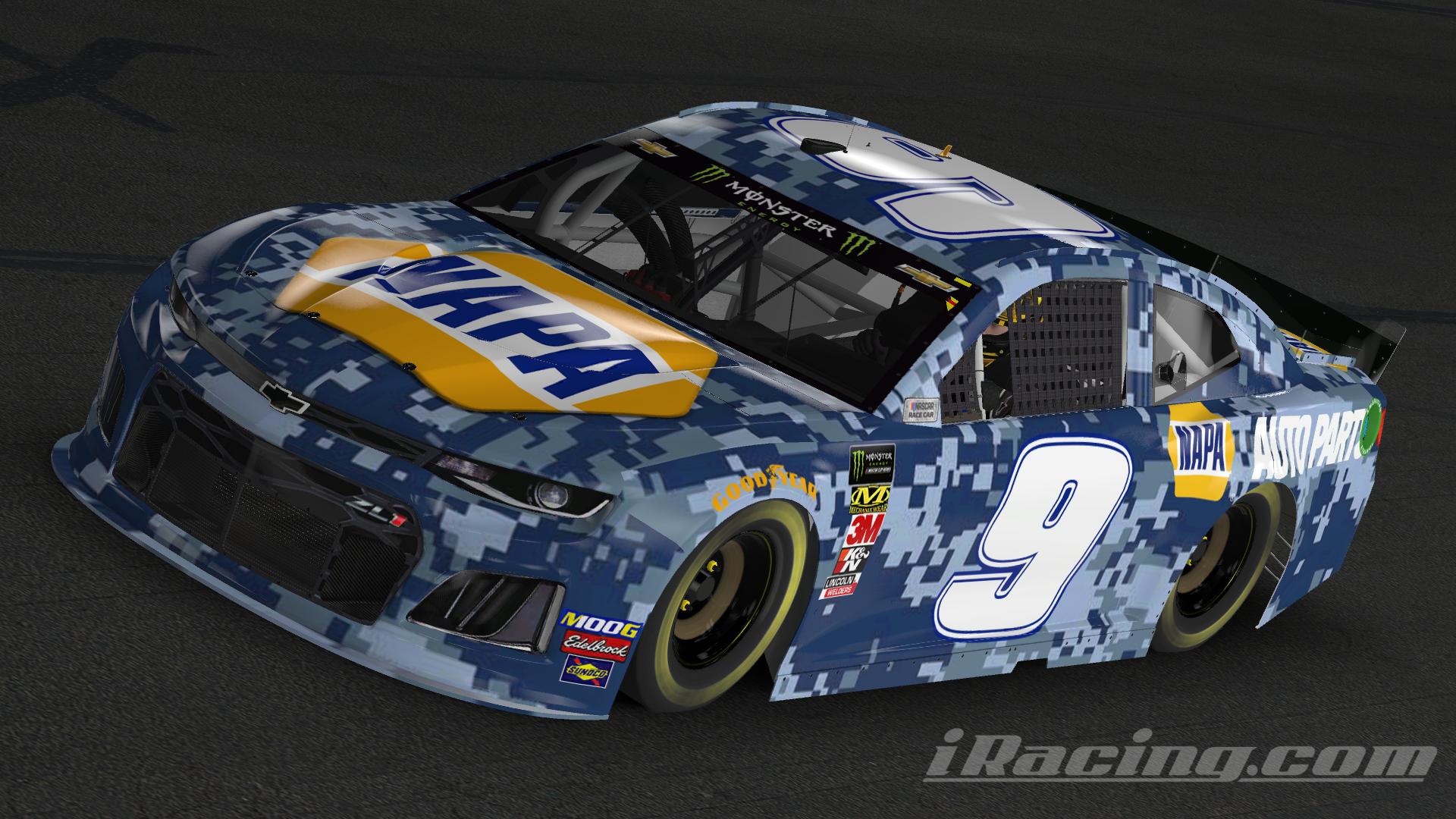 NAVY NAPA Chase Elliott Patriotic Paint Scheme (No #) by Chris T J ...