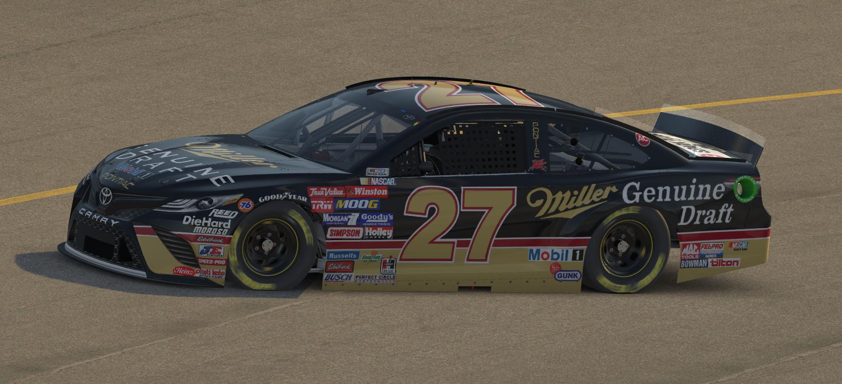 Toyota Camry Rusty Wallace 1991 Pontiac #27 Tribute by Tracy Powers