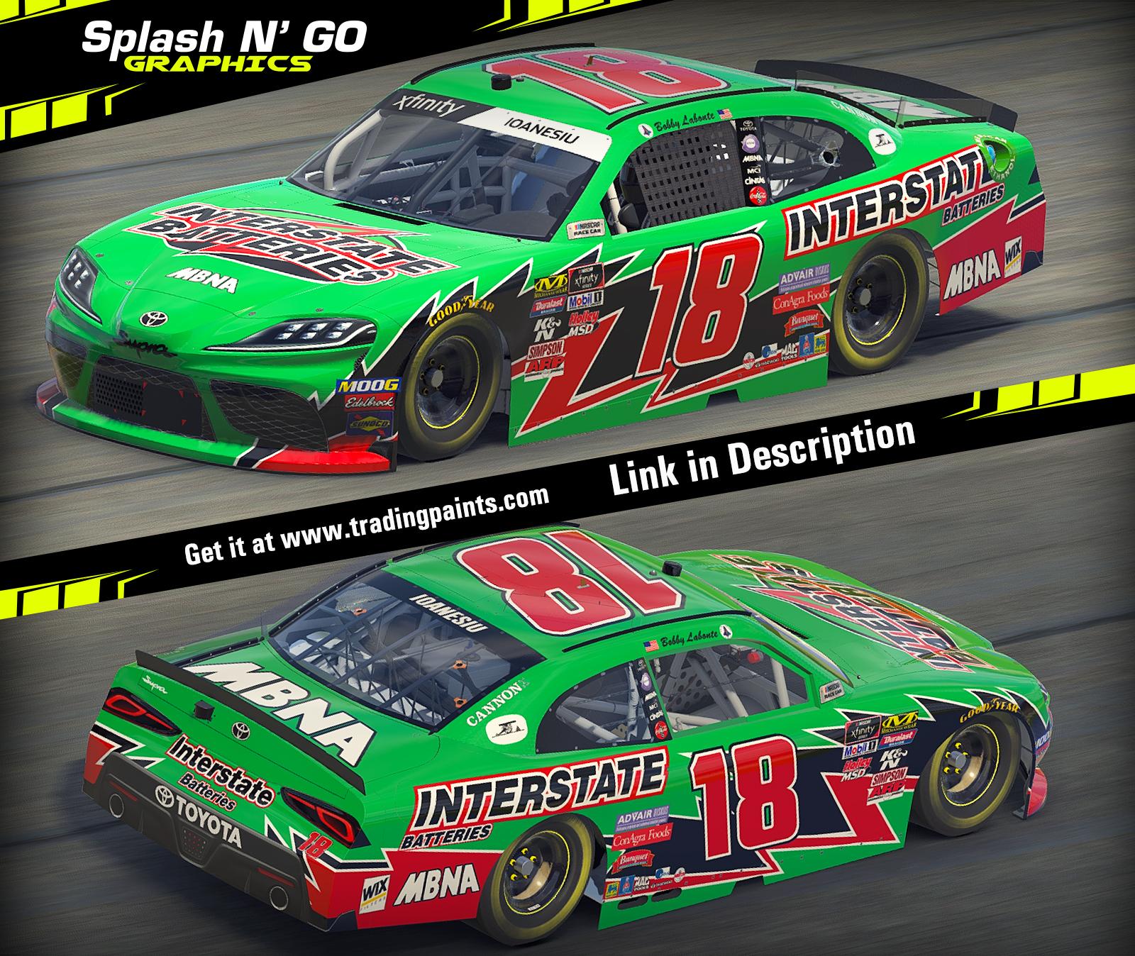 Bobby Labonte 2003 Interstate Batteries Xfinity Supra by Cosmin I ...