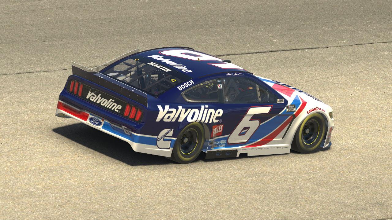 1997 Mark Martin Valvoline Ford by Michael DiPasquale - Trading Paints