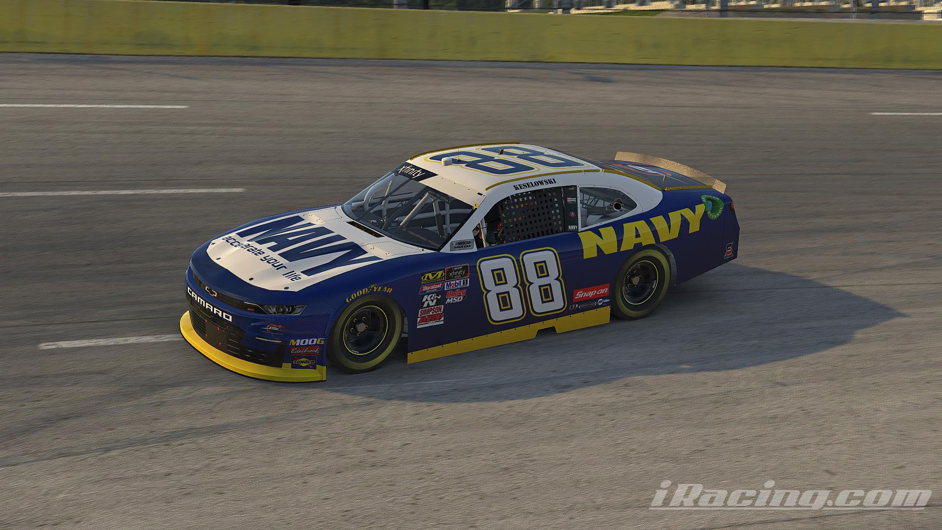 Brad Keselowski (2007) NAVY Camaro by Jacob Fisher - Trading Paints