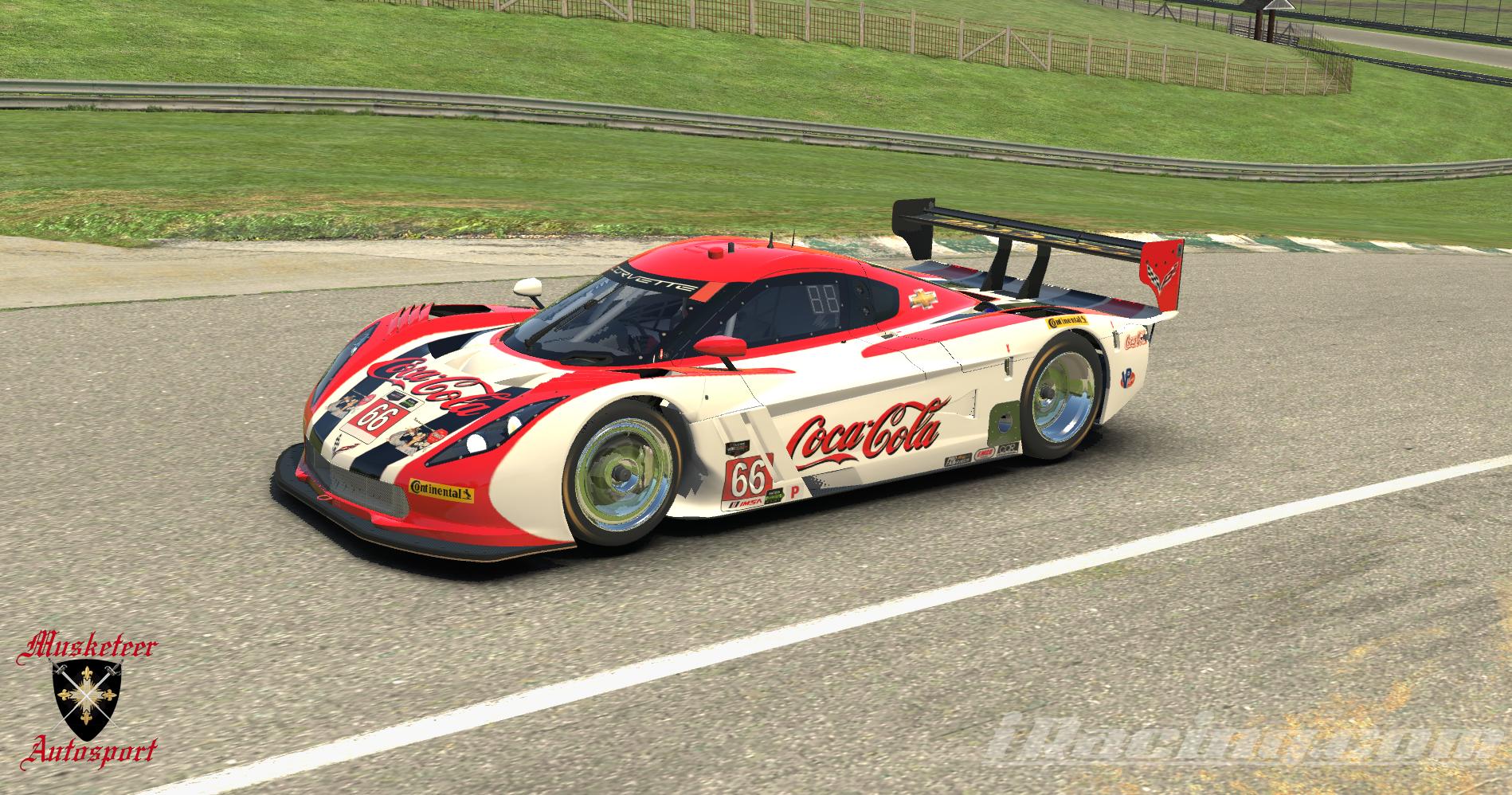 Vintage Coca Cola Corvette C7 Prototype By Scott Leitner2 - Trading Paints