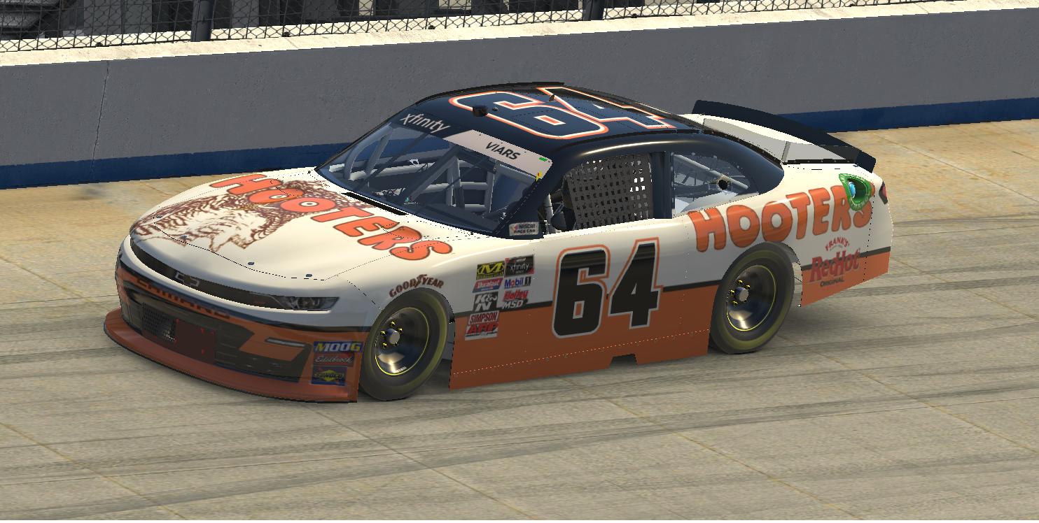 Hooters Rick Mast Throwback by Adam V. - Trading Paints