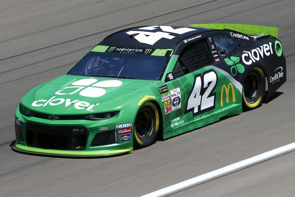 Kyle Larson 42 Clover First Data 2019 Monster Energy Nascar Cup Series Playoffs By Ryan Broderick Trading Paints