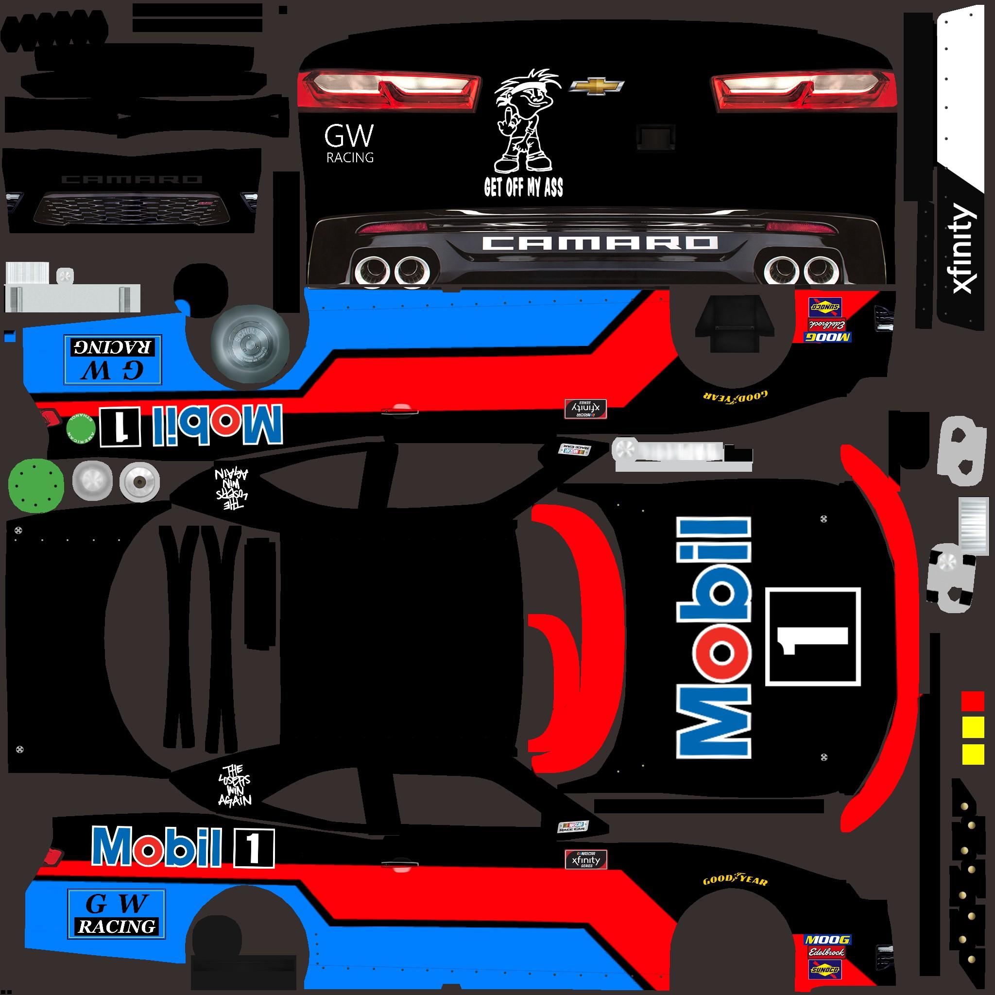 Mobil 1 GW Racing by Lee Weatherford - Trading Paints