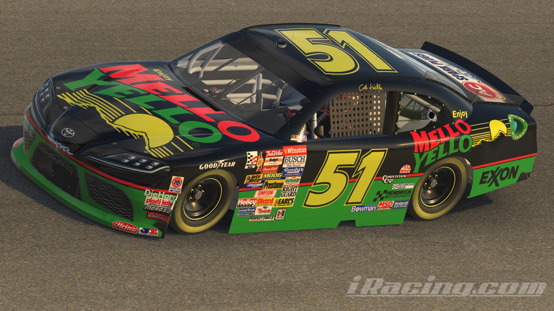 Days of Thunder - Mello Yello xfinity Supra by Ken Huff - Trading Paints