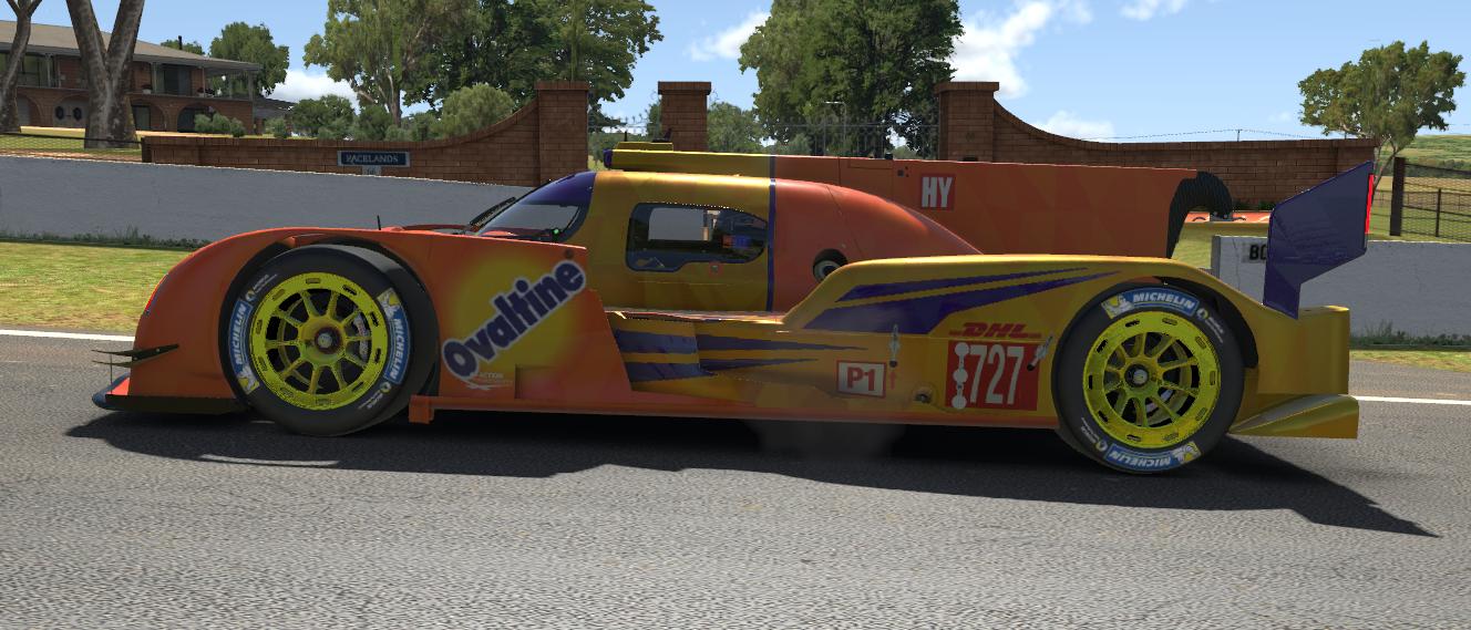 Team Ovaltine Audi R18 Lmp1 With Matte Orange Blue And Metallic