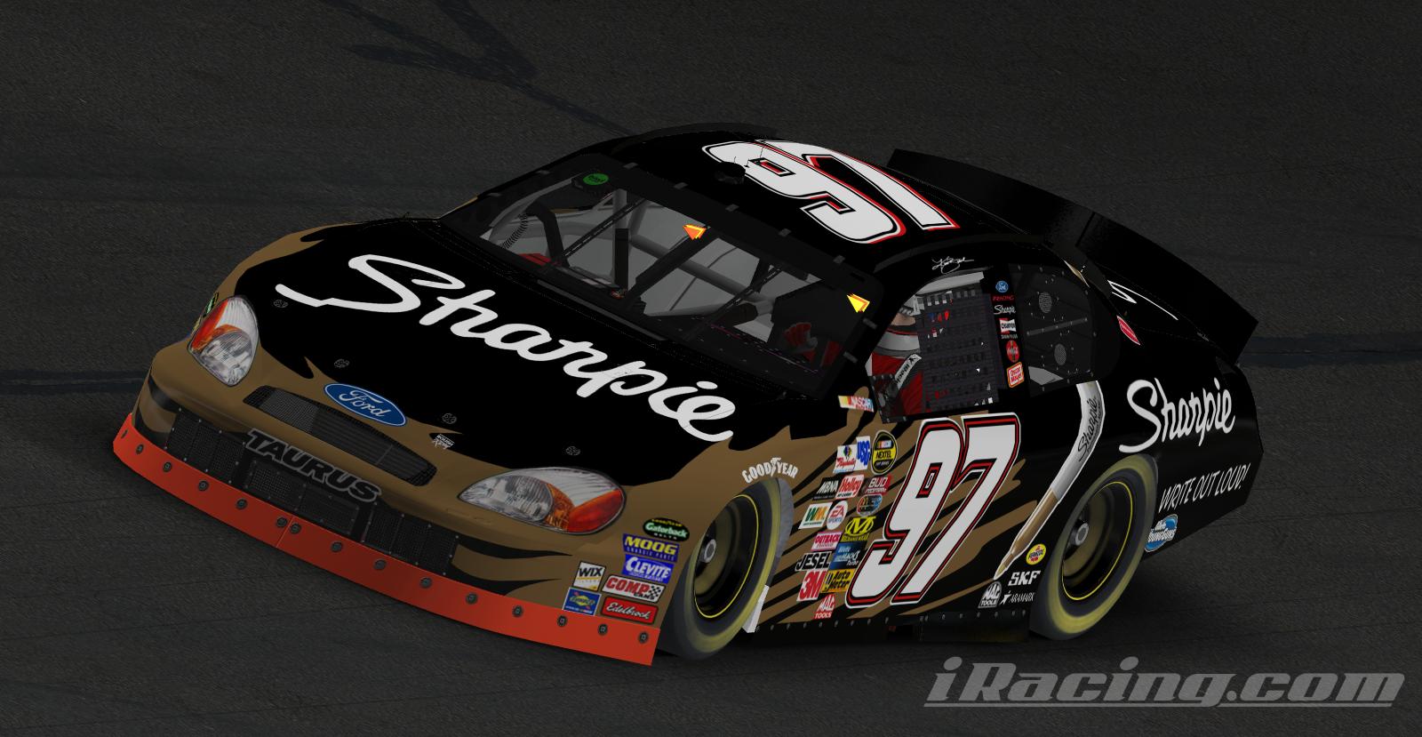 2004 Kurt Busch Sharpie Ford Taurus by Aly Osman - Trading Paints