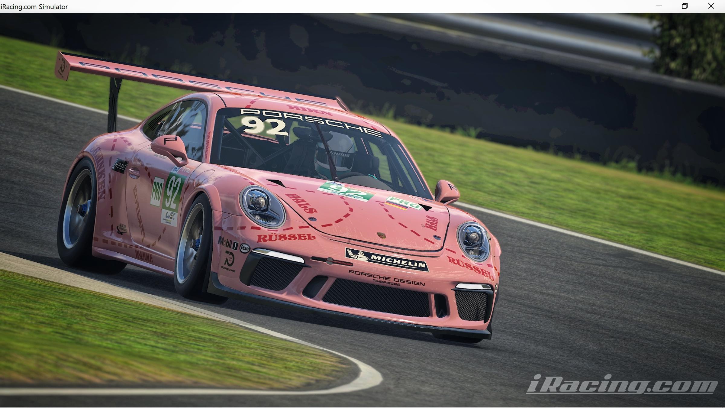 Porsche pink pig