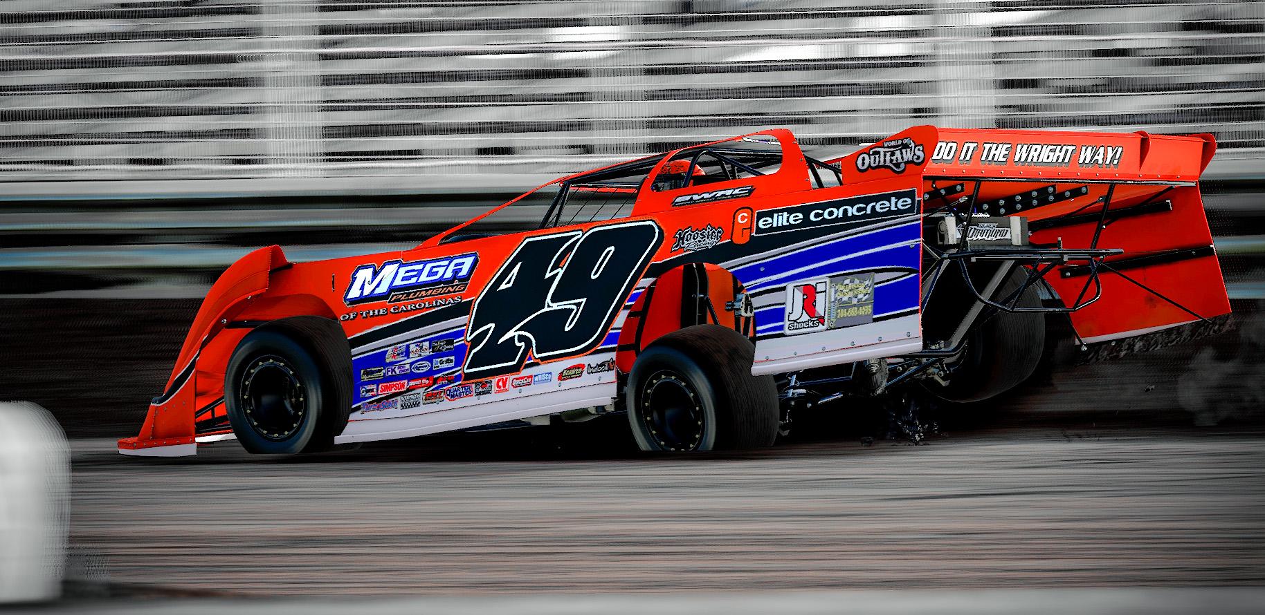 Jonathan Davenport 2011 Dirt Late Model by Howard Weaver - Trading Paints