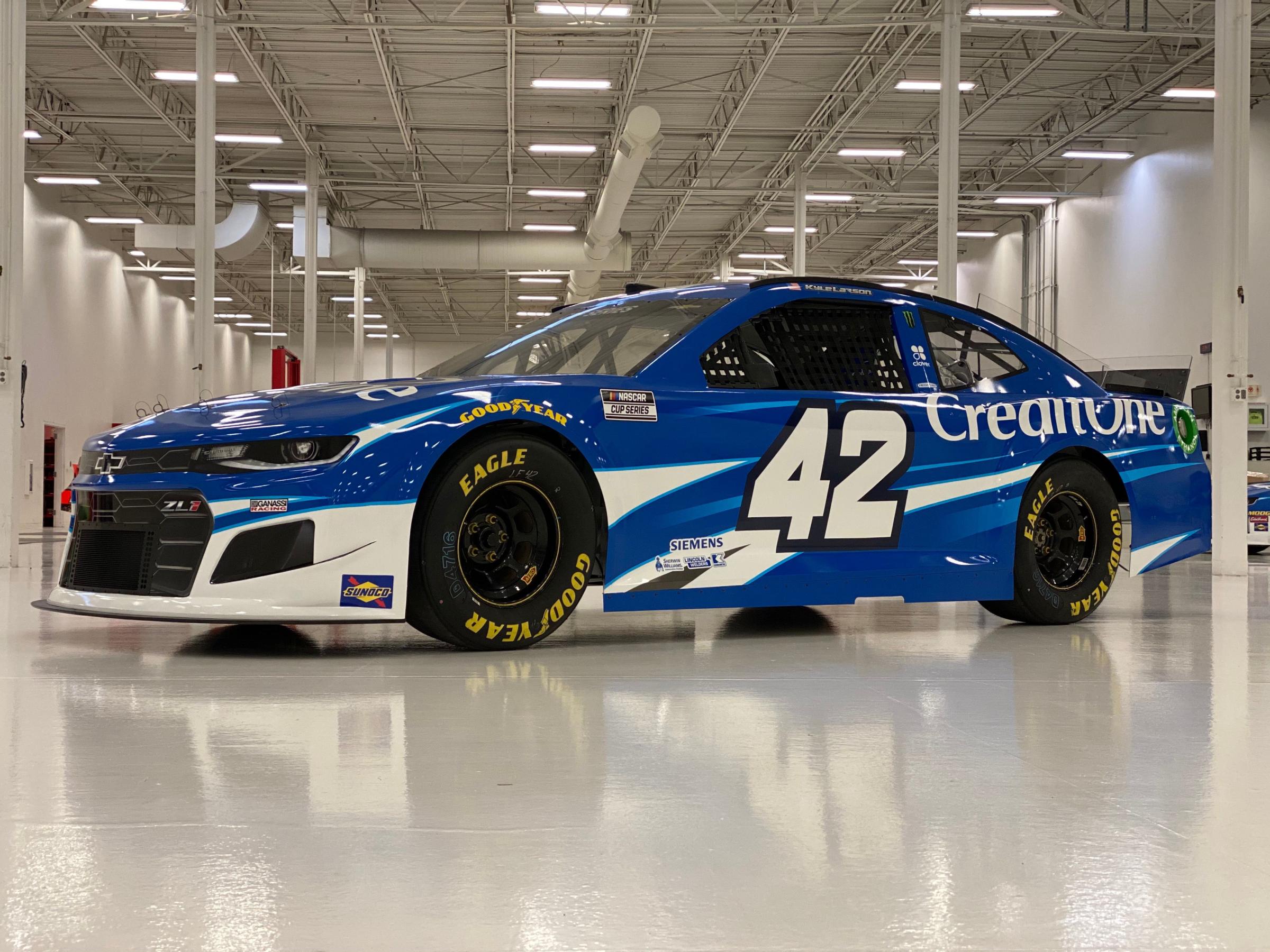 Kyle Larson #42 Credit One Bank 2020 NASCAR Cup Series by Ryan