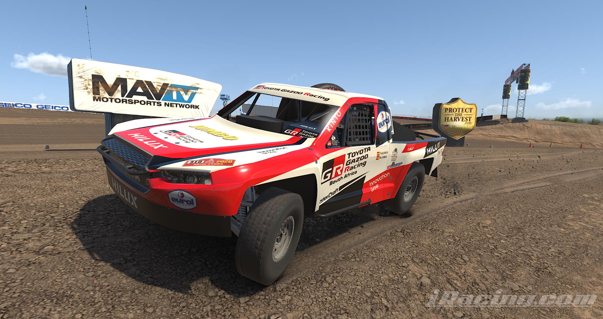 Team Gazoo Toyota Dakar Hilux - Alonso / Coma - Pro 2 Lite by Steve ...