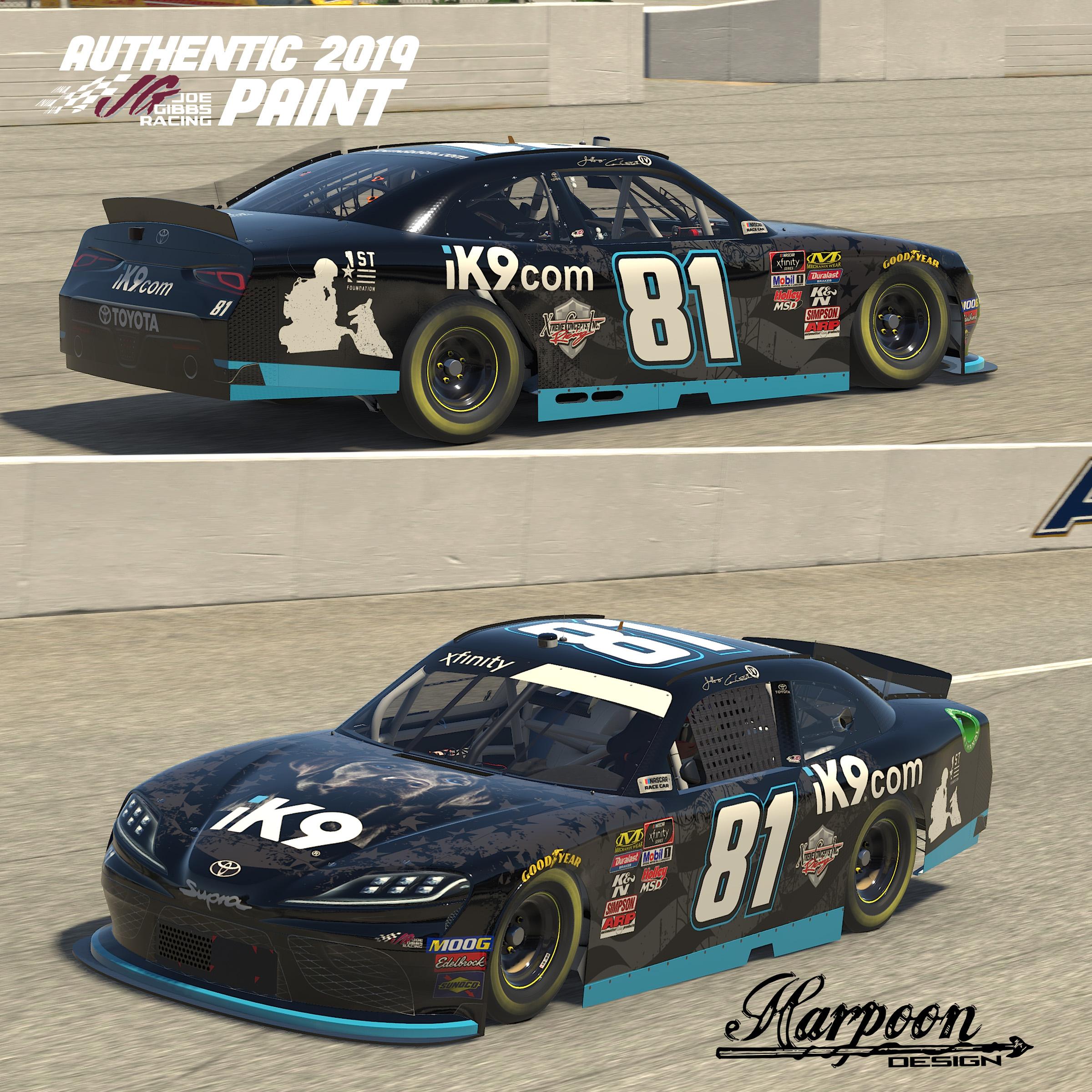 2019 Jeffery Earnhardt iK9 Supra by Brantley Roden - Trading Paints