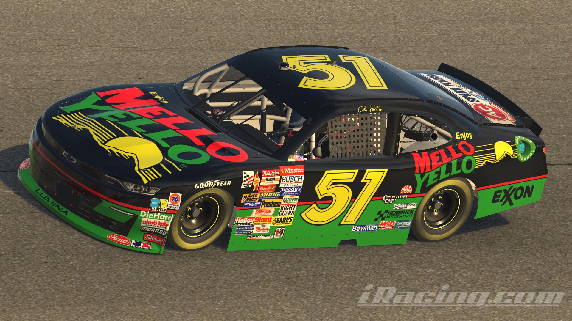 Mello Yello xfinity Camaro #51 by Ken Huff - Trading Paints