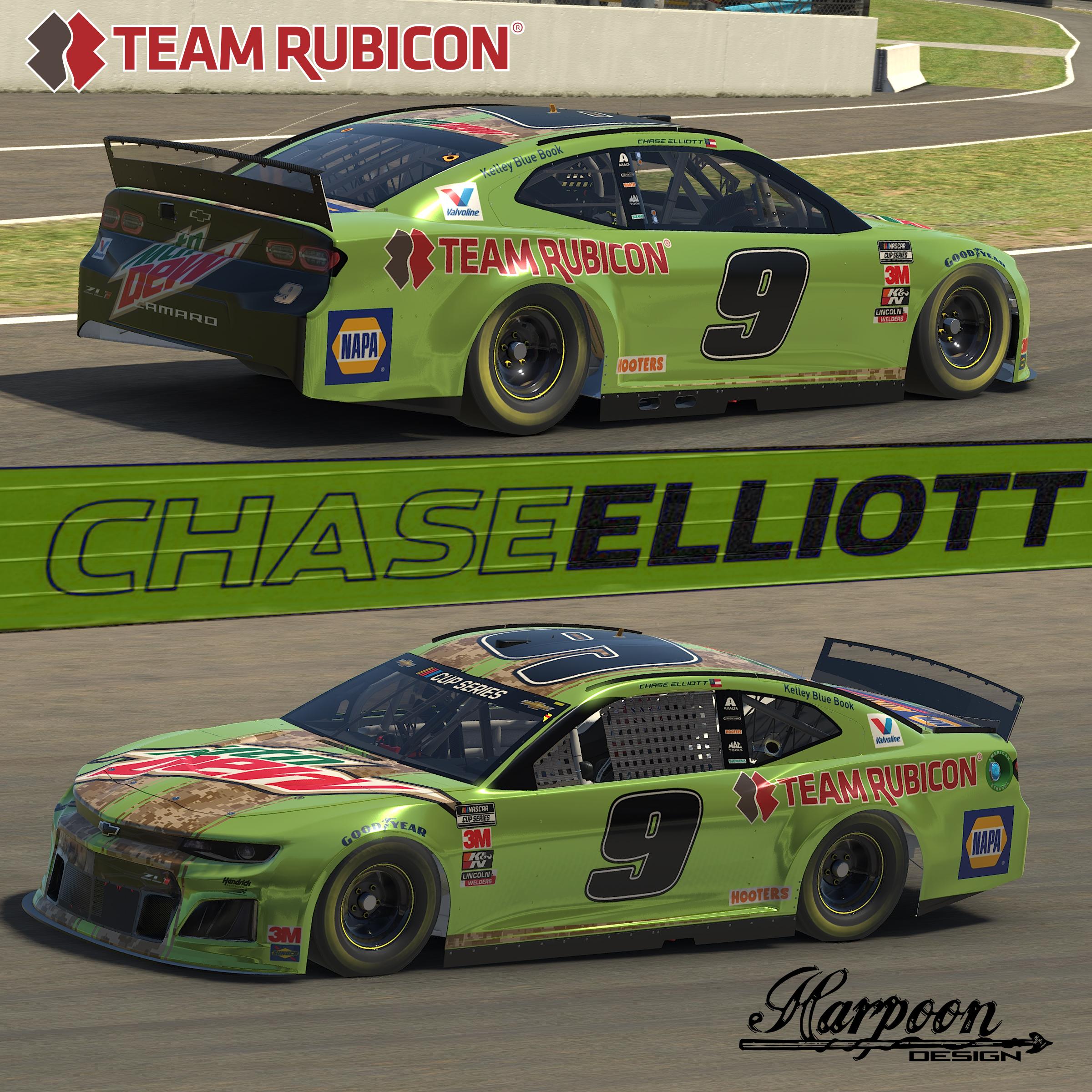 2020 Chase Elliott Mt Dew Team Rubicon Camaro By Brantley Roden