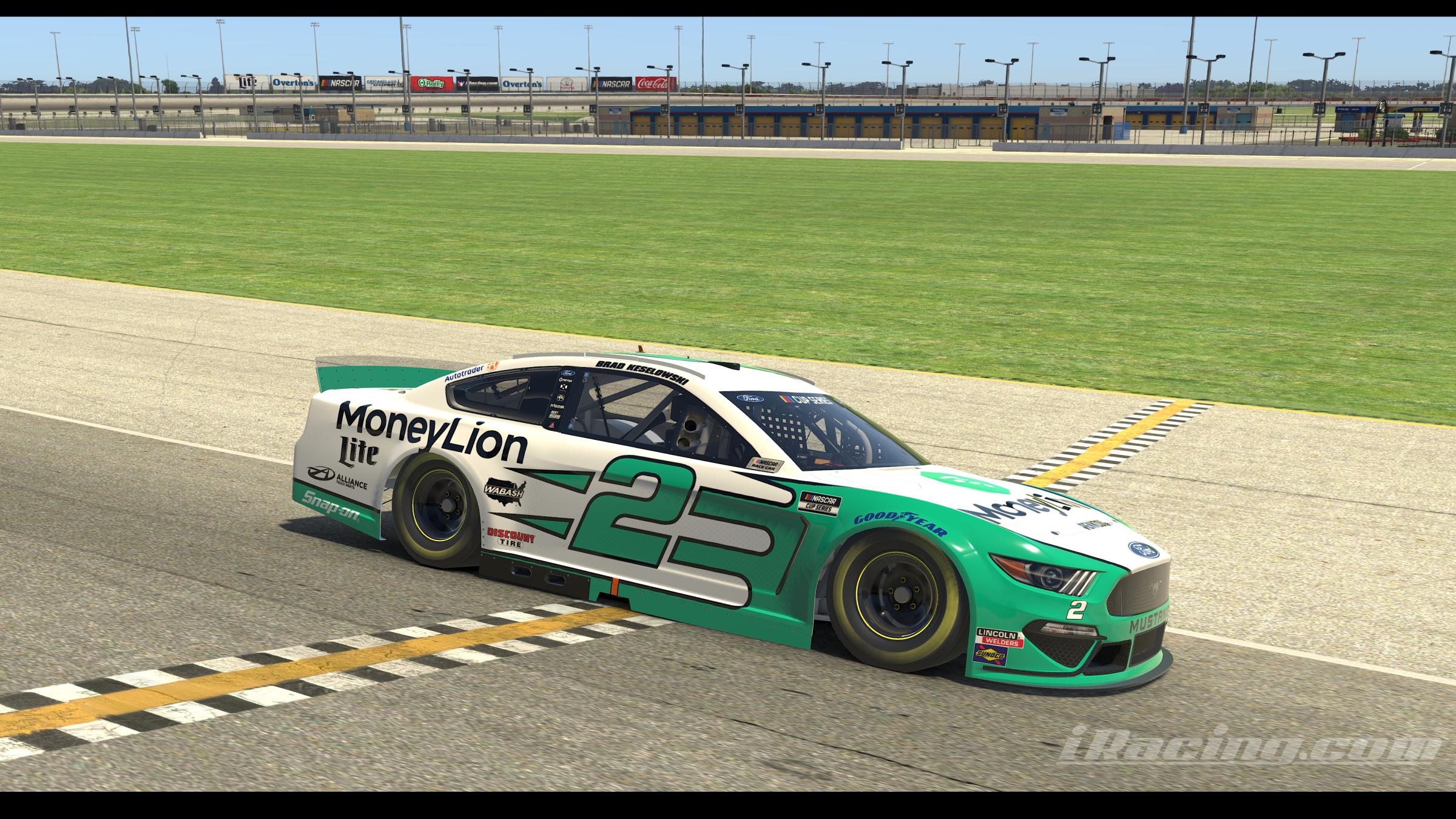 2020 Brad Keselowski MoneyLion by Thomas Sink - Trading Paints