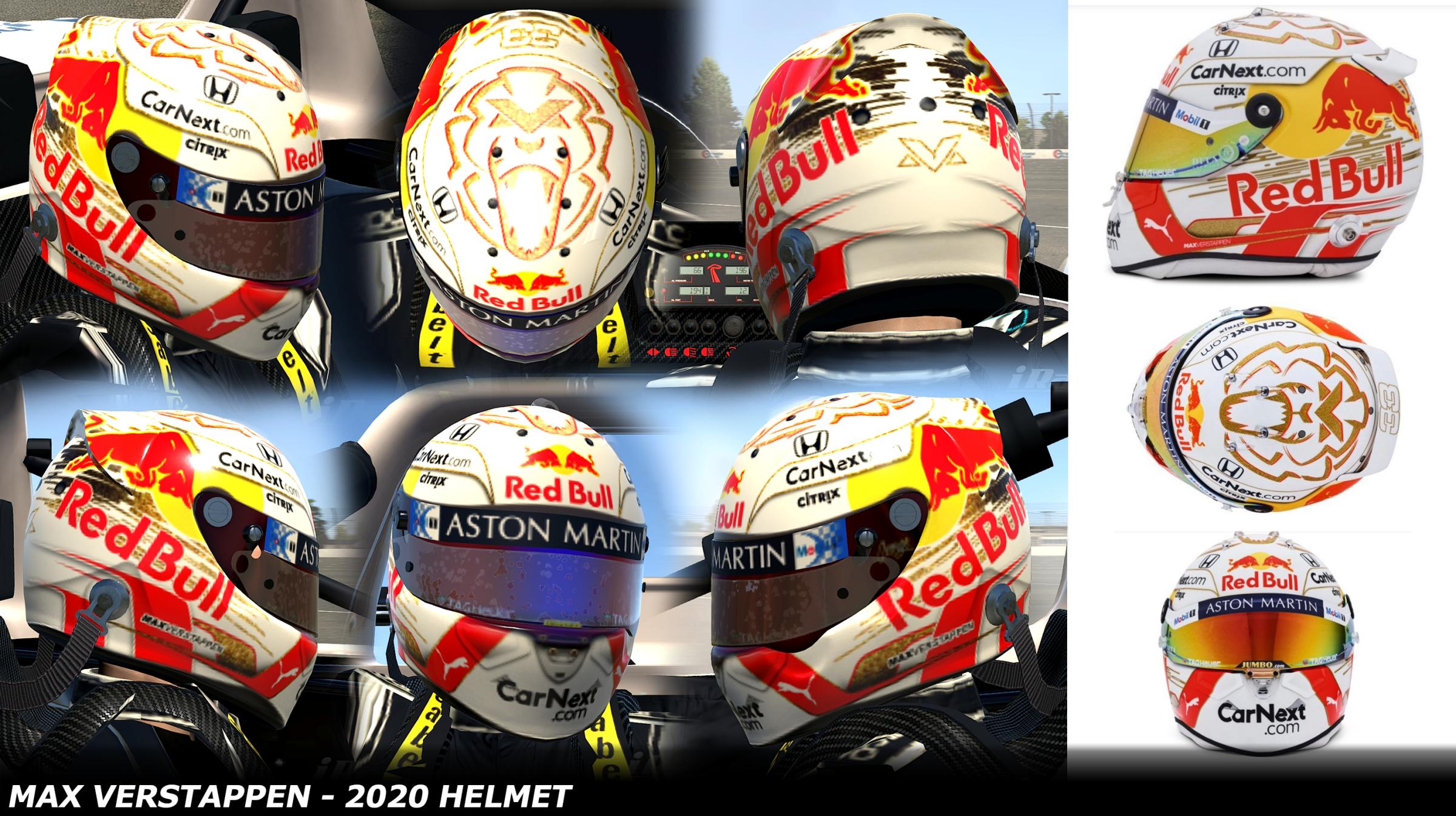 Max Verstappen 2020 - Testing Helmet by George Simmons ...
