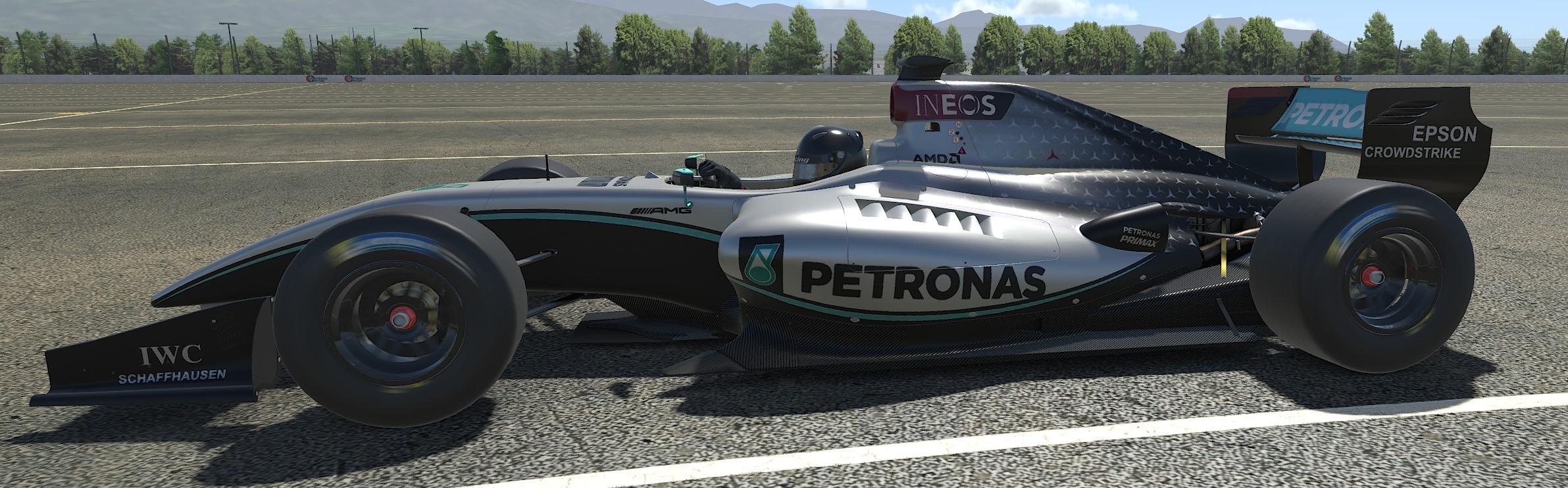 Formula 1 Mercedes 2020 Metallic Livery by Bas Imagineer - Trading Paints