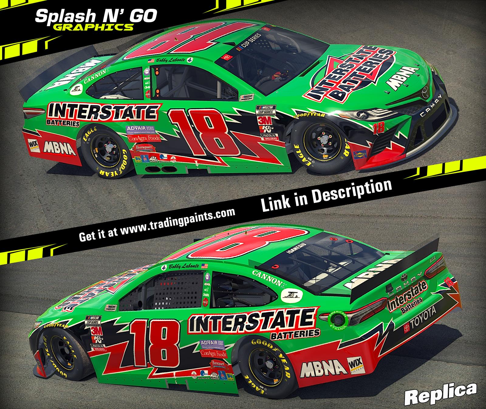 Bobby Labonte 2003 Interstate Batteries Toyota Camry Cup nonumber by ...