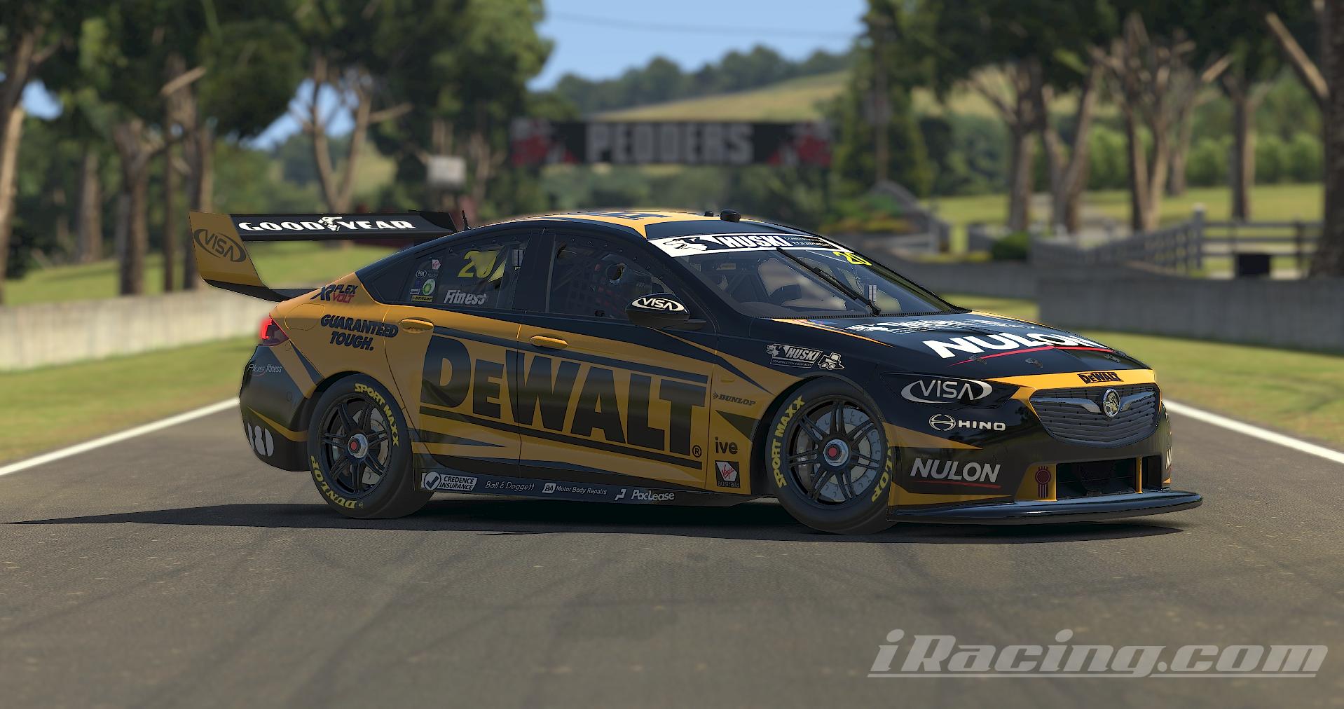 2020 DeWALT Racing Scott Pye Team 18 by Rob Fitness - Trading Paints