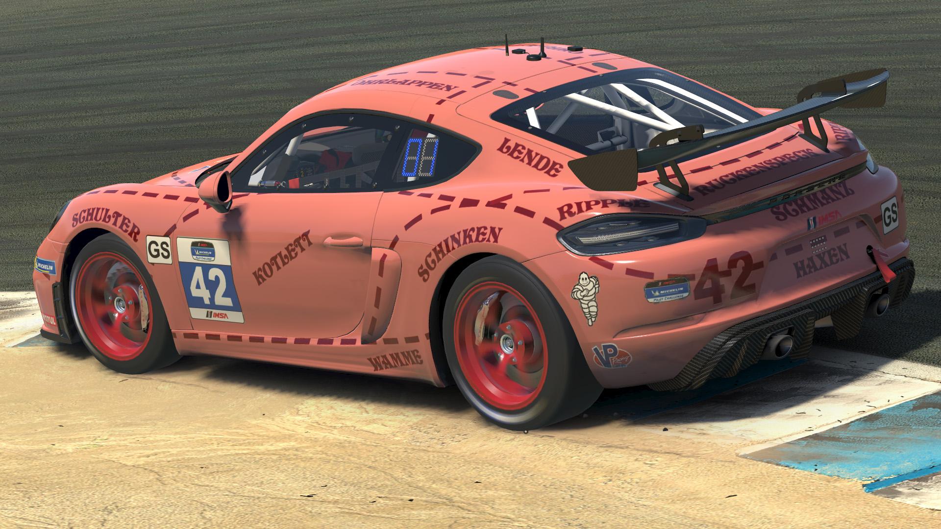 Porsche pink pig