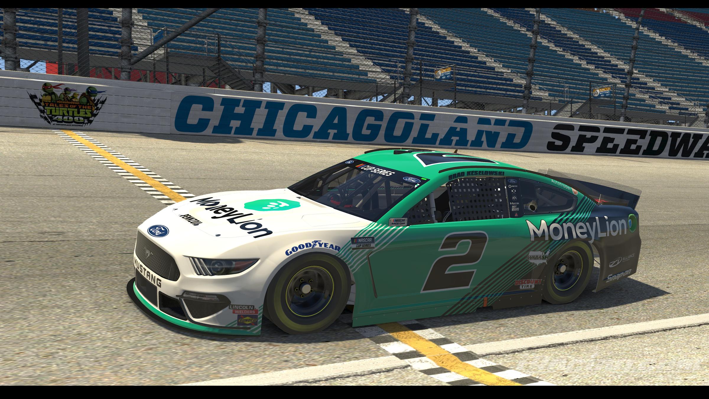 2020 Brad Keselowski MoneyLion by Thomas Sink - Trading Paints