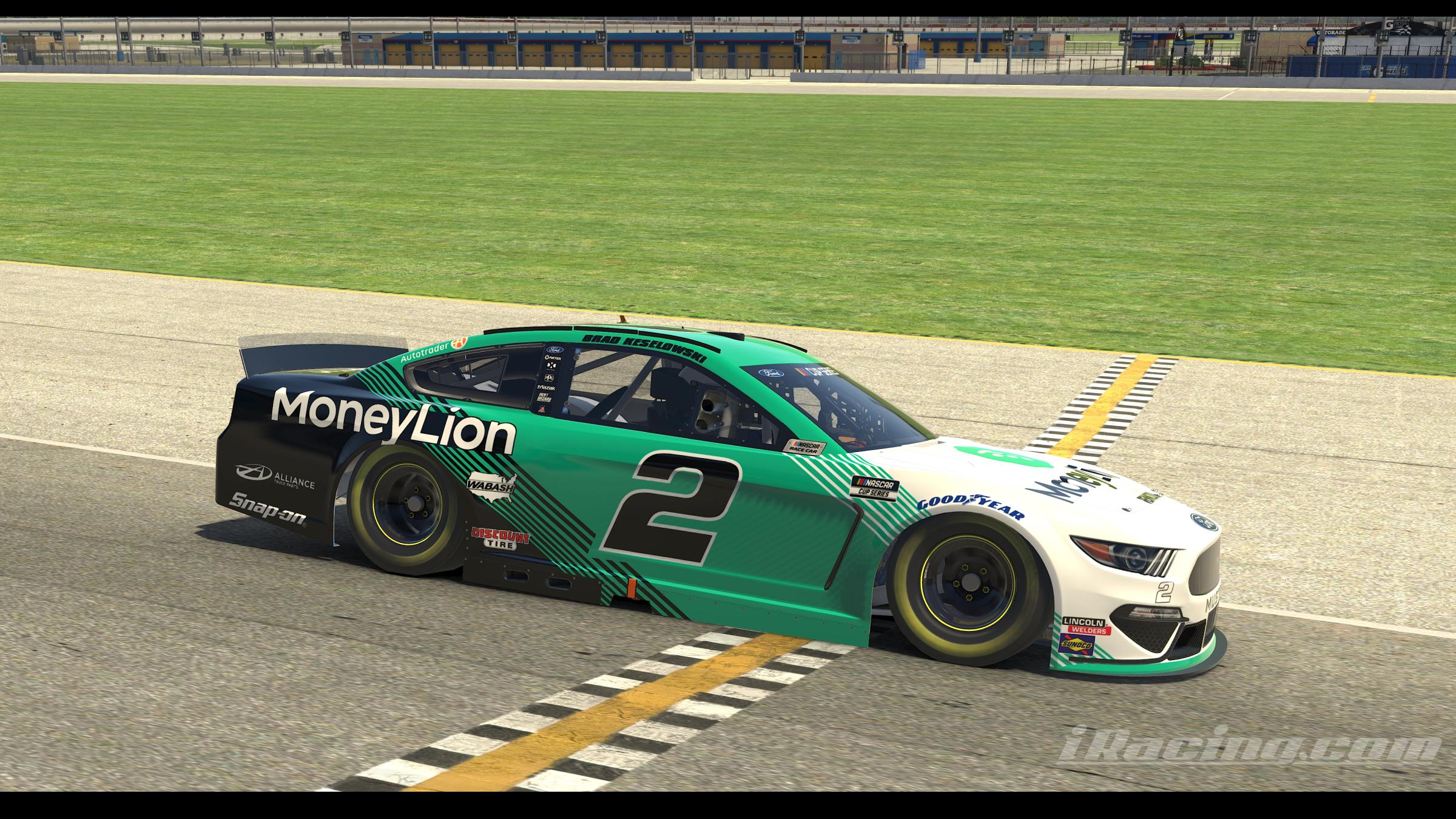 2020 Brad Keselowski MoneyLion by Thomas Sink - Trading Paints