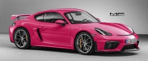 Pink Metallic Porsche 718 GT4 by Chris Bull - Trading Paints