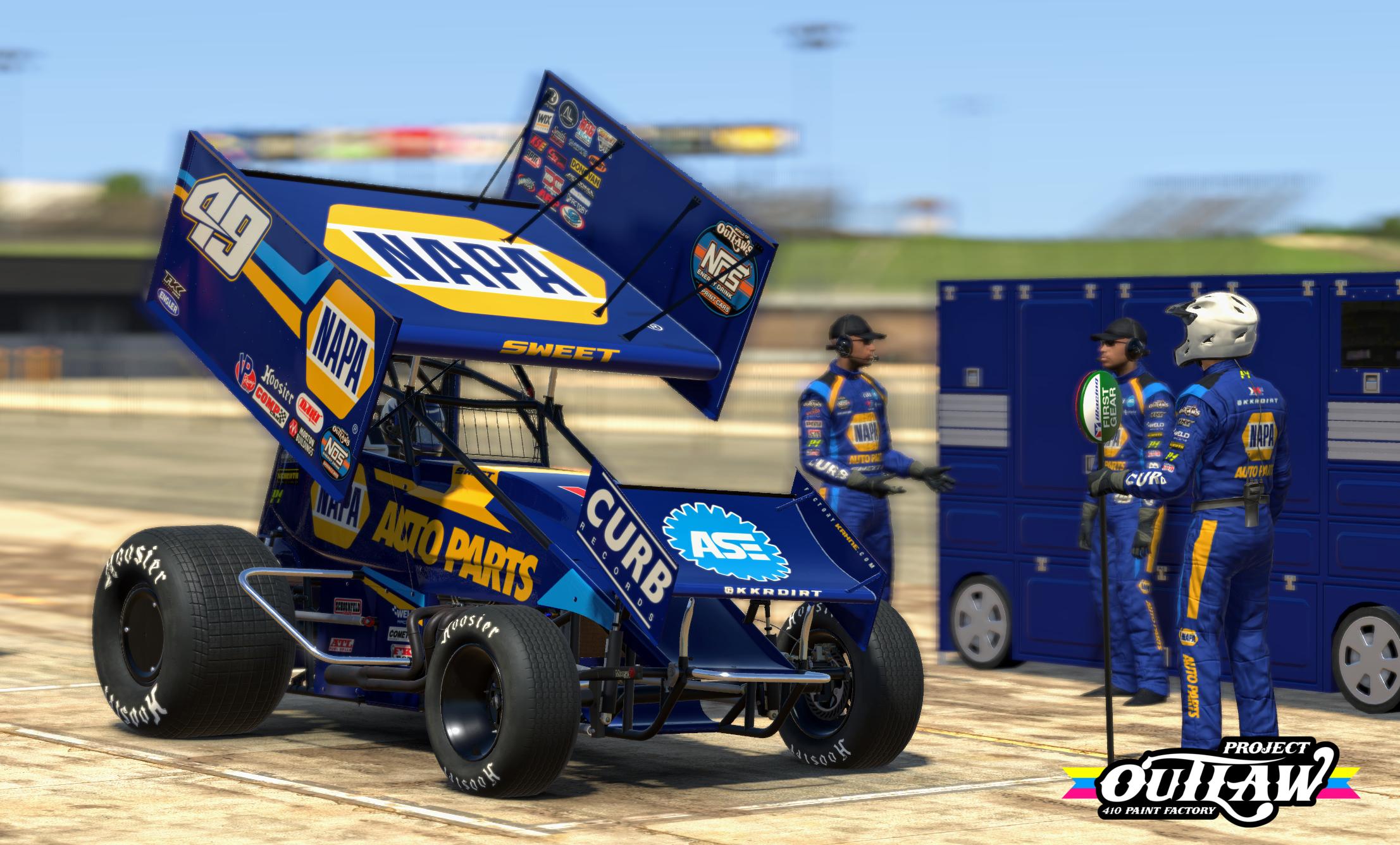 Authentic 2020 Brad Sweet NAPA Sprint Car - The one Brad himself uses ...