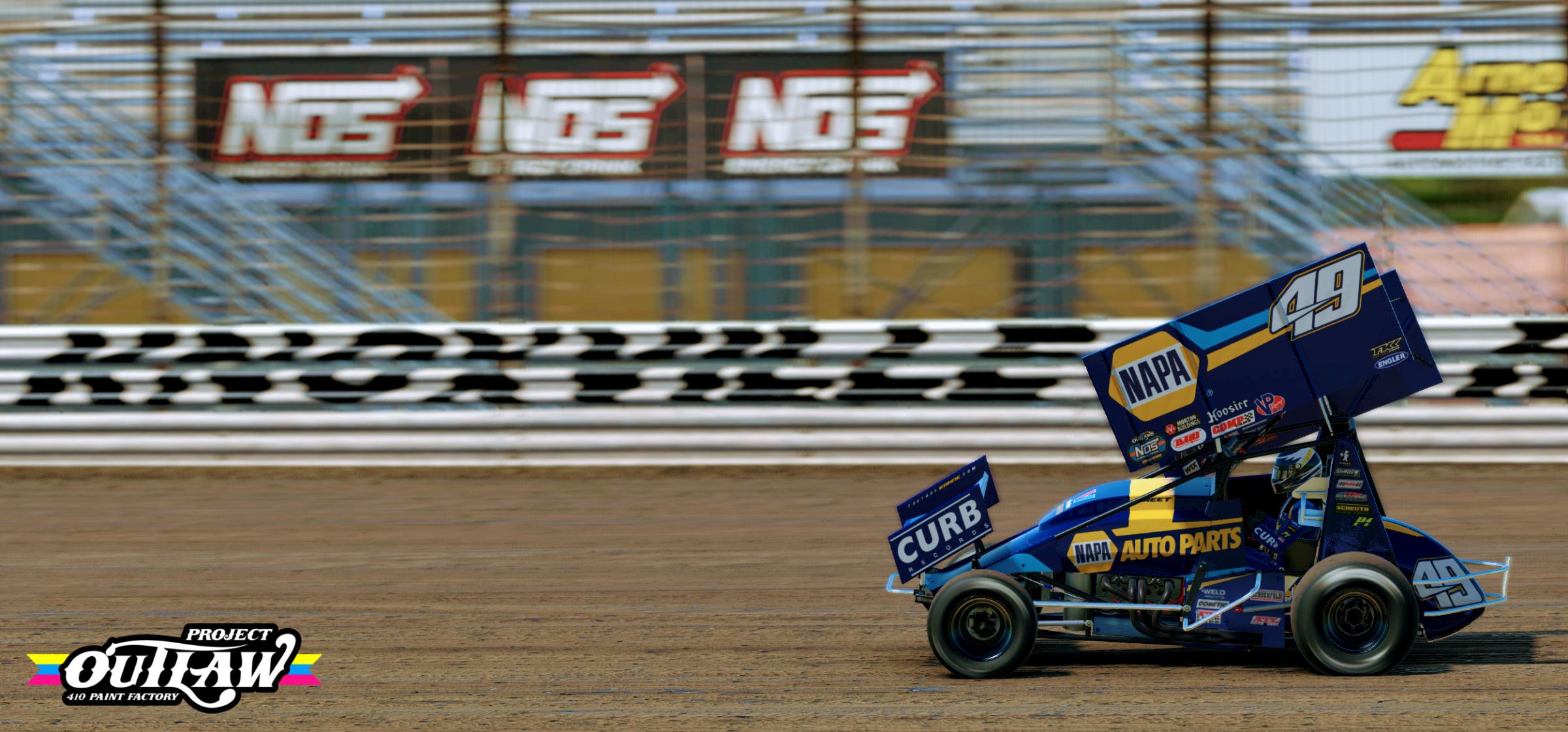 Authentic 2020 Brad Sweet NAPA Sprint Car - The one Brad himself uses ...