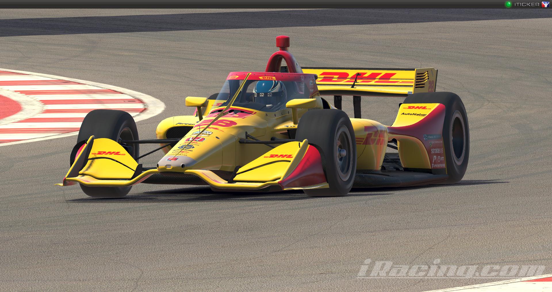 Ryan HunterReay 28 DHL 2020 NTT Data Indycar Series With Custom