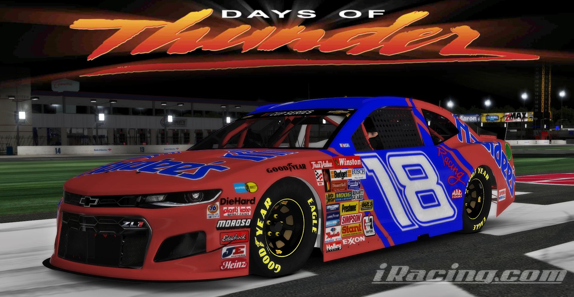 Days Of Thunder Hardees Russ Wheeler Custom Number By Trent Williams