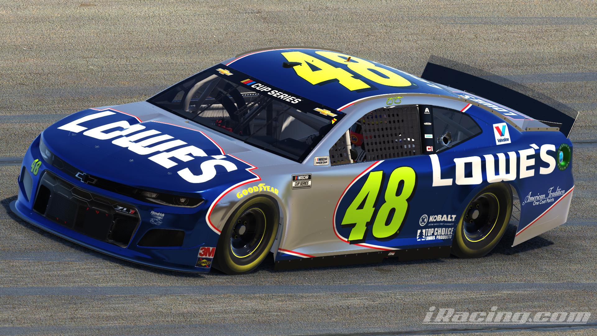 2020 Fictional Jimmie Johnson Lowes #48 Chevy by Dustin ...