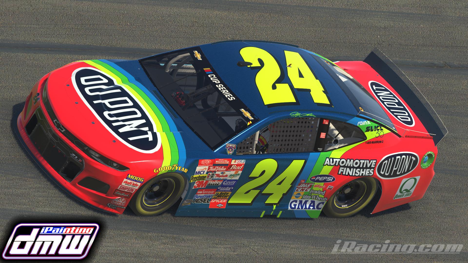 1998 Jeff Gordon #24 DuPont Chevrolet with number and spec map by ...