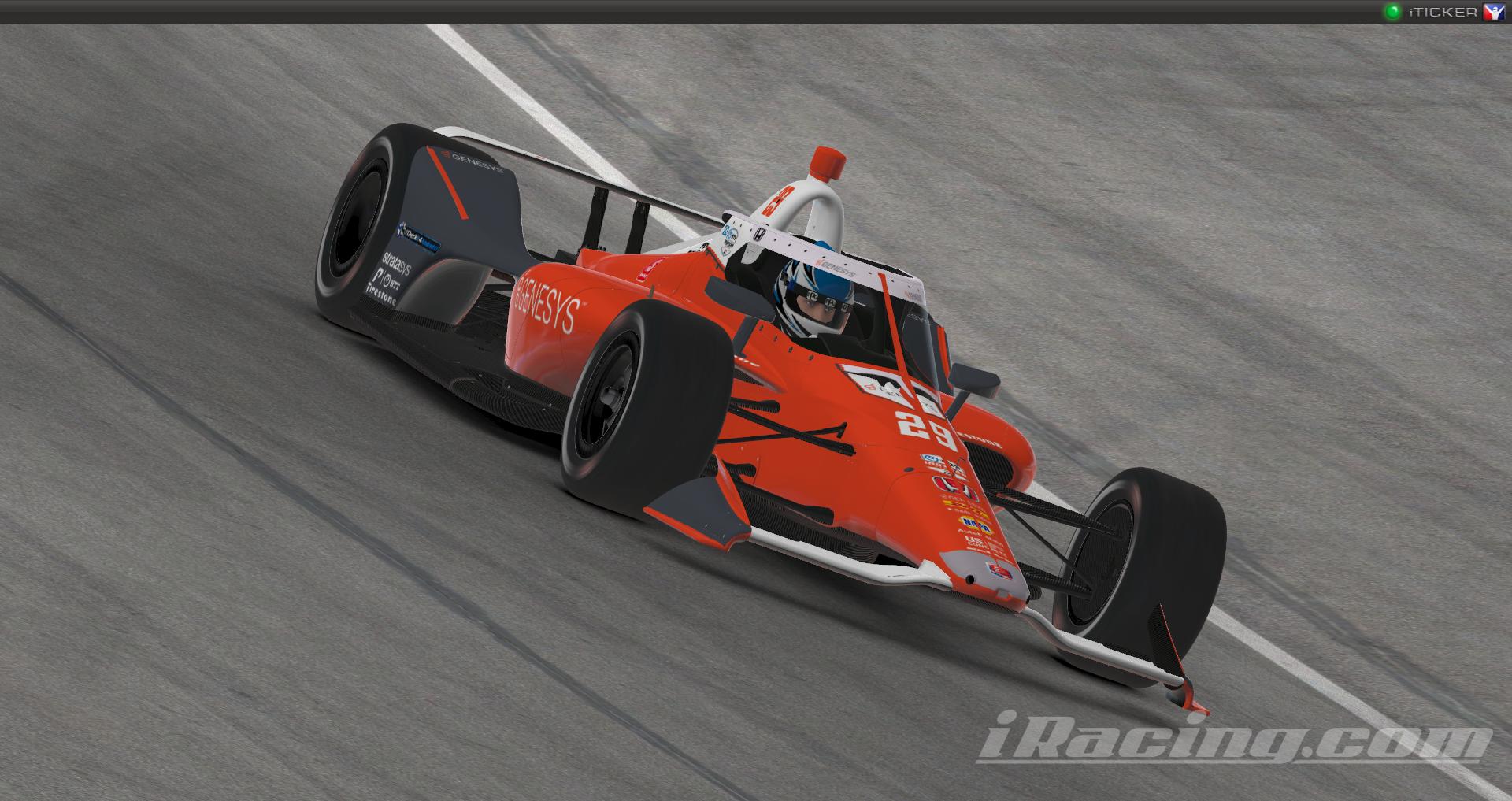 James Hinchcliffe 29 Genesys 2020 NTT Data Indycar Series With Custom