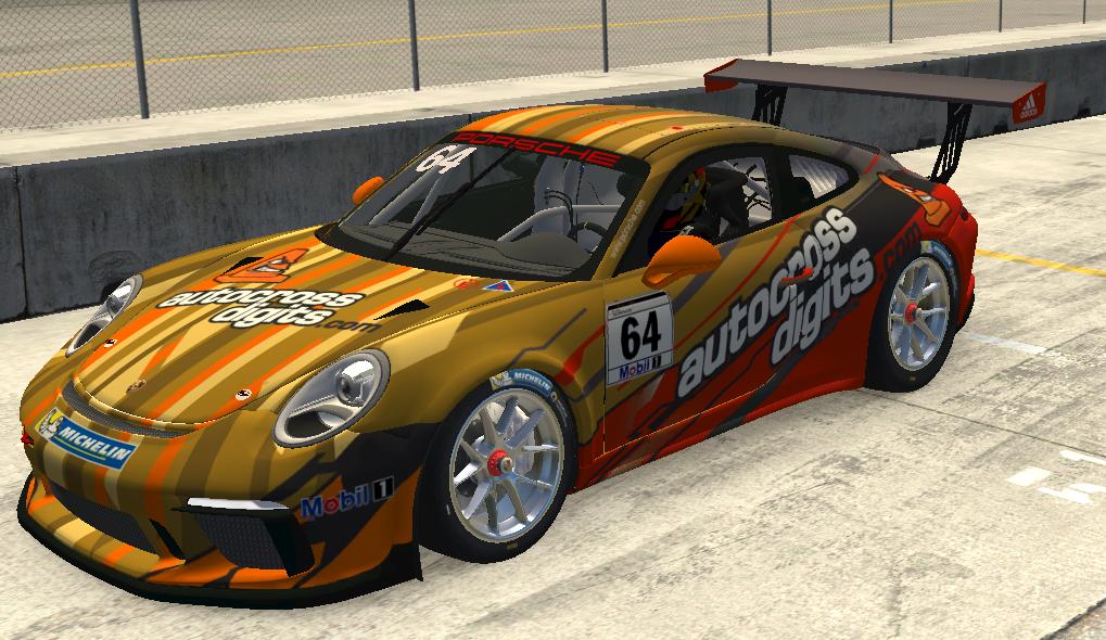 Porsche 911 Cup AXD v2 (IW) by Ido Waksman - Trading Paints