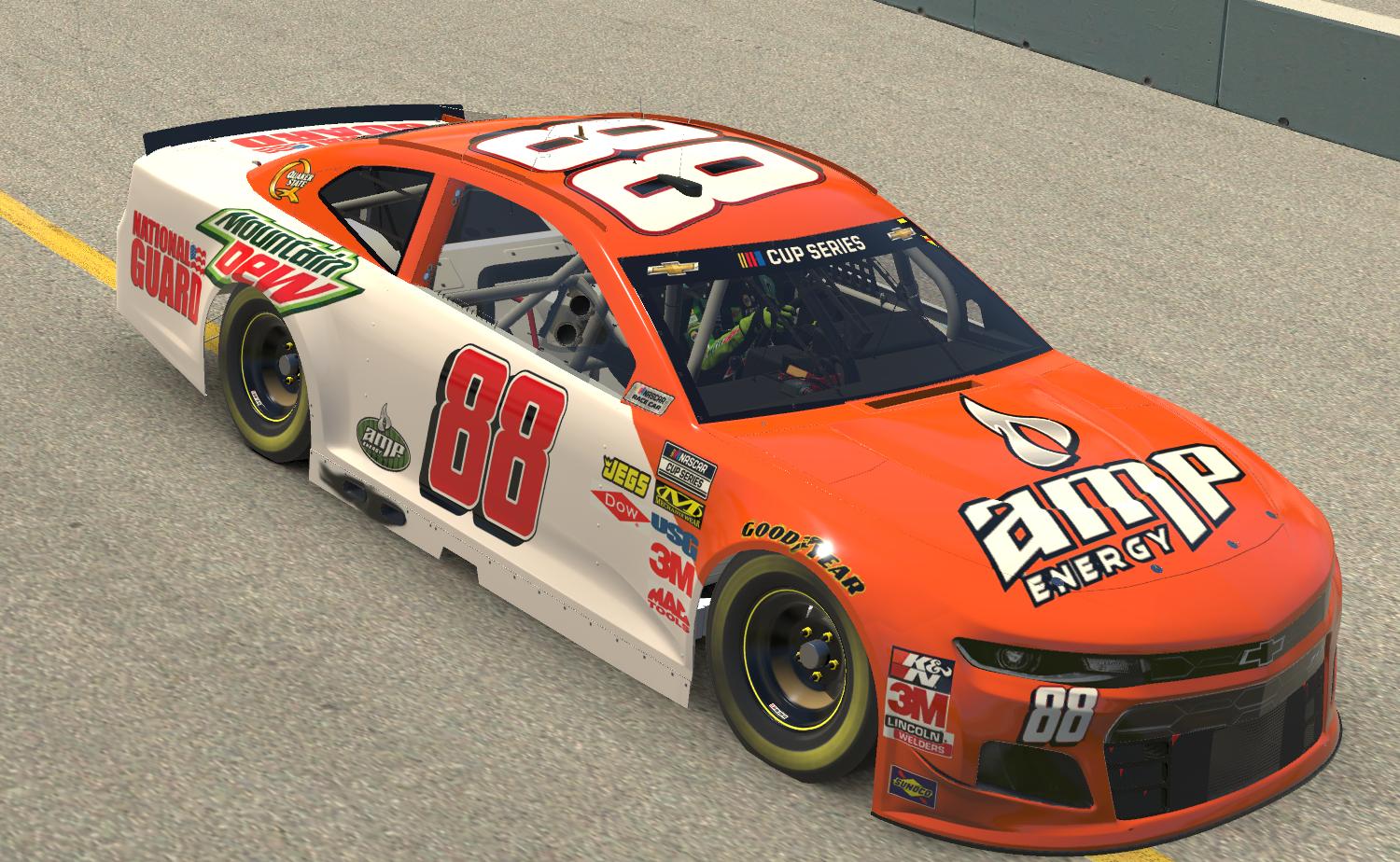 Dale Jr Amp Orange By Jeran K. - Trading Paints